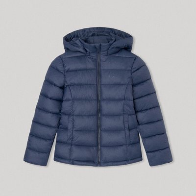 Recycled Quilted Padded Jacket with Hood PEPE JEANS