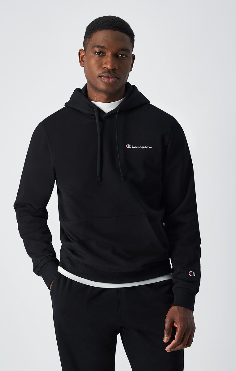 Small champion logo hoodie new arrivals