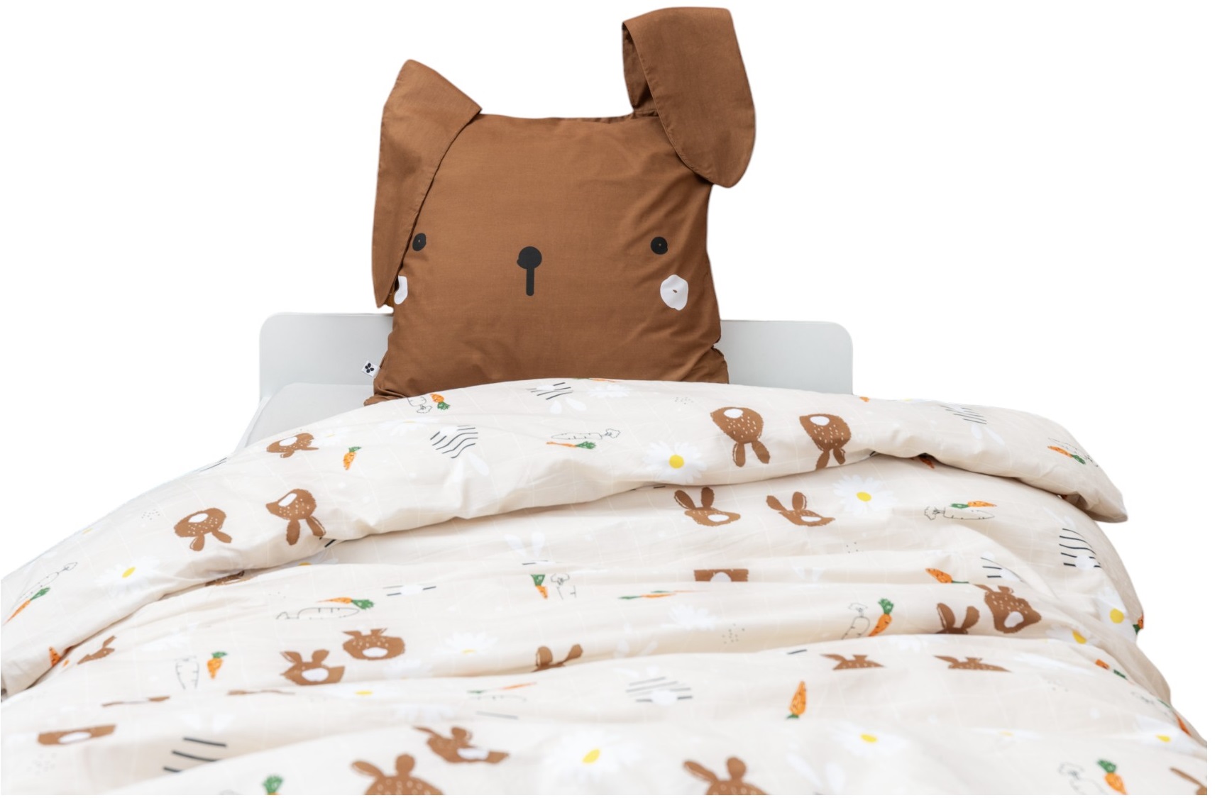 Housse de couette + taie Pompon le petit lapin, EDEN