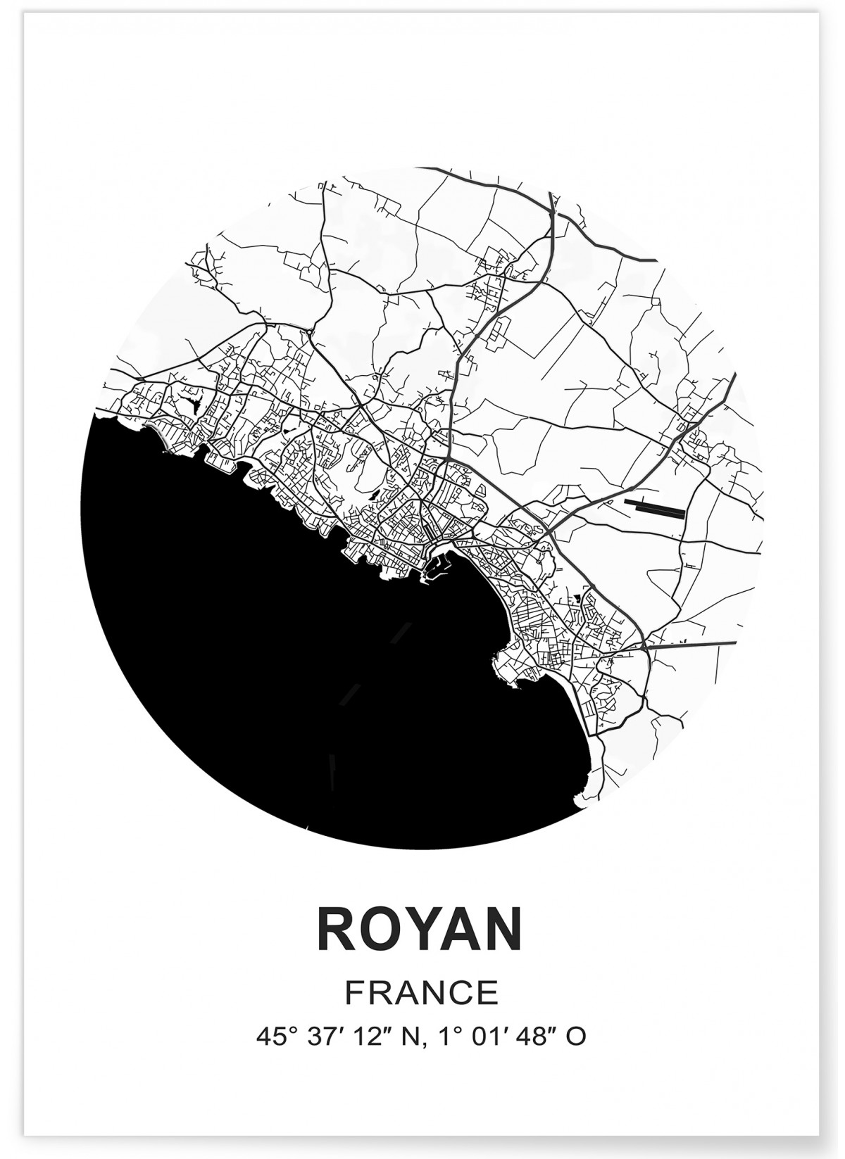 Affiche Carte Royan, L'AFFICHERIE