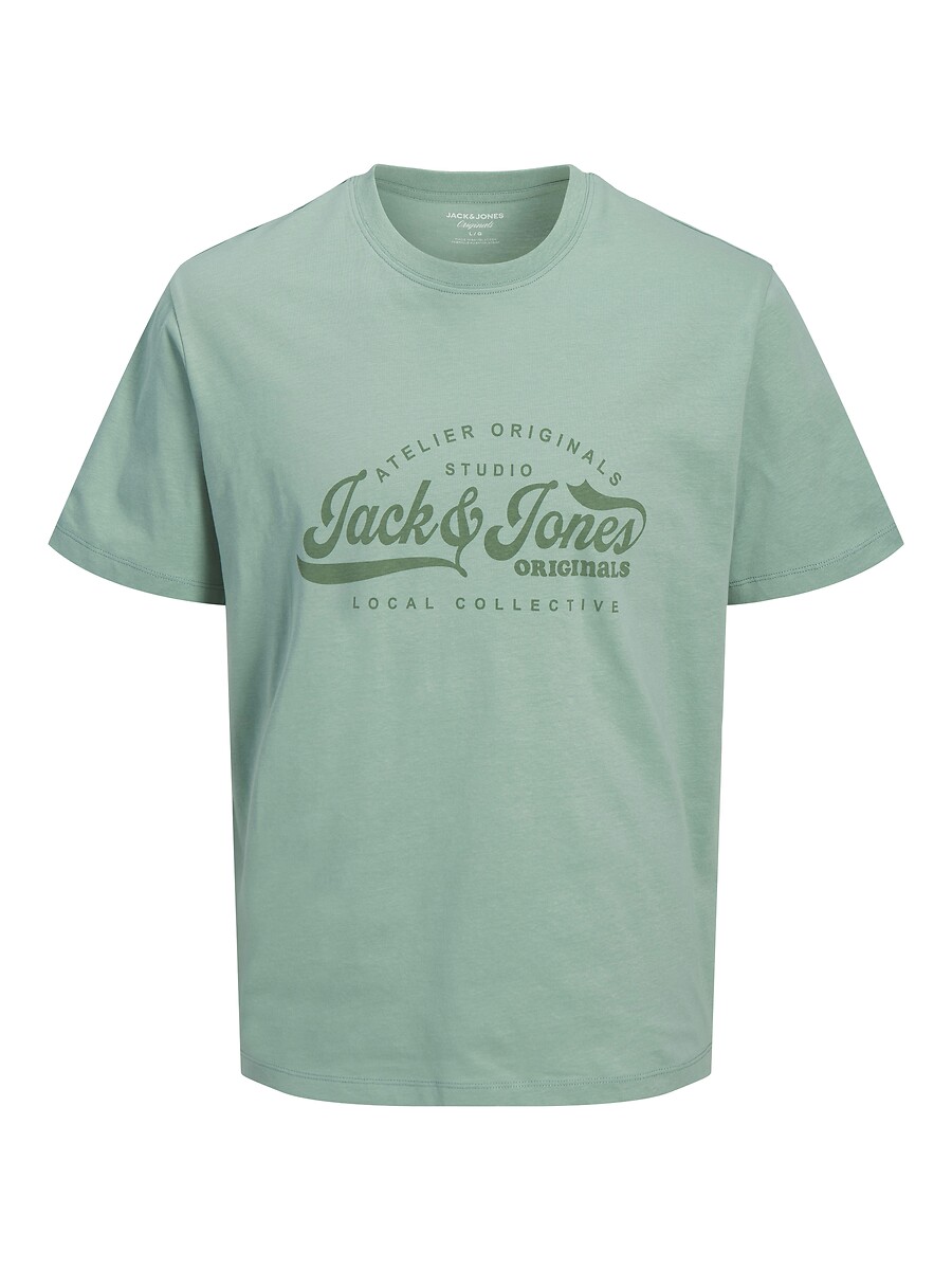 T-shirt manches courtes, col rond, Jordean, JACK & JONES