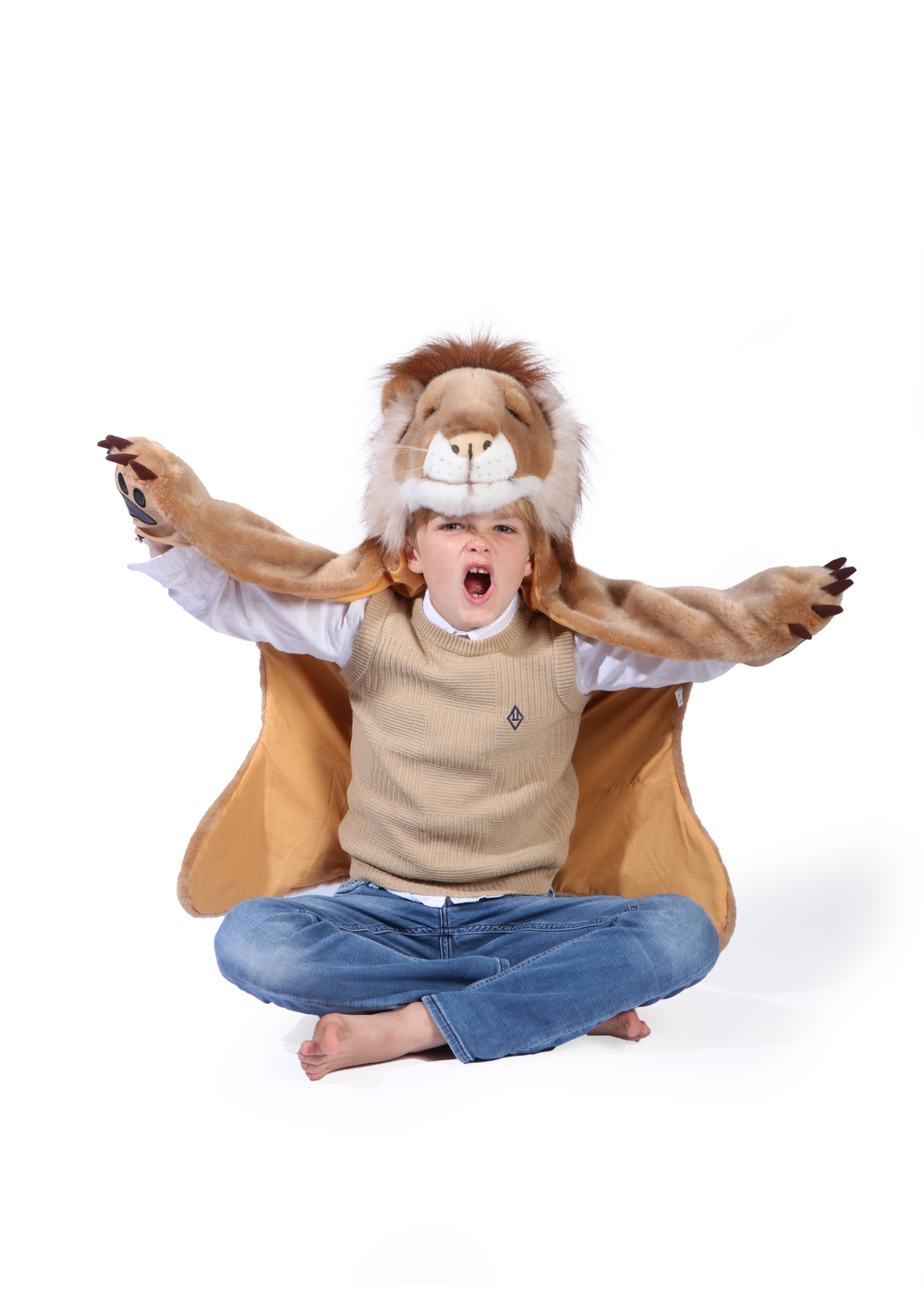 Cape peluche LION, WILD AND SOFT