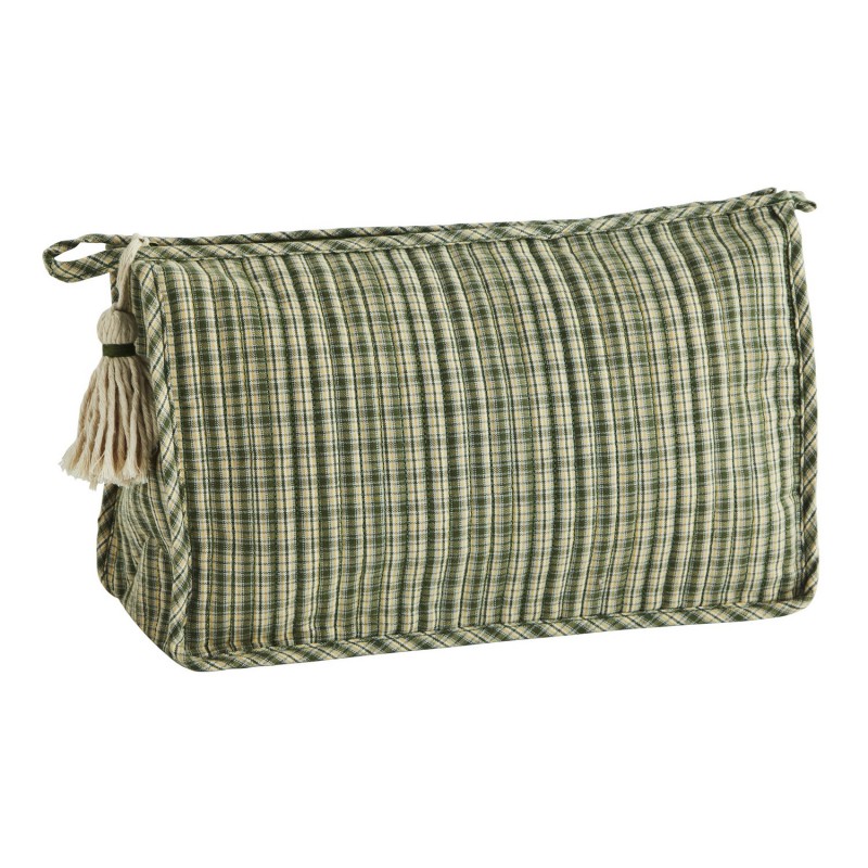 Trousse de toilette coton matelassé imprimé, MADAM STOLTZ