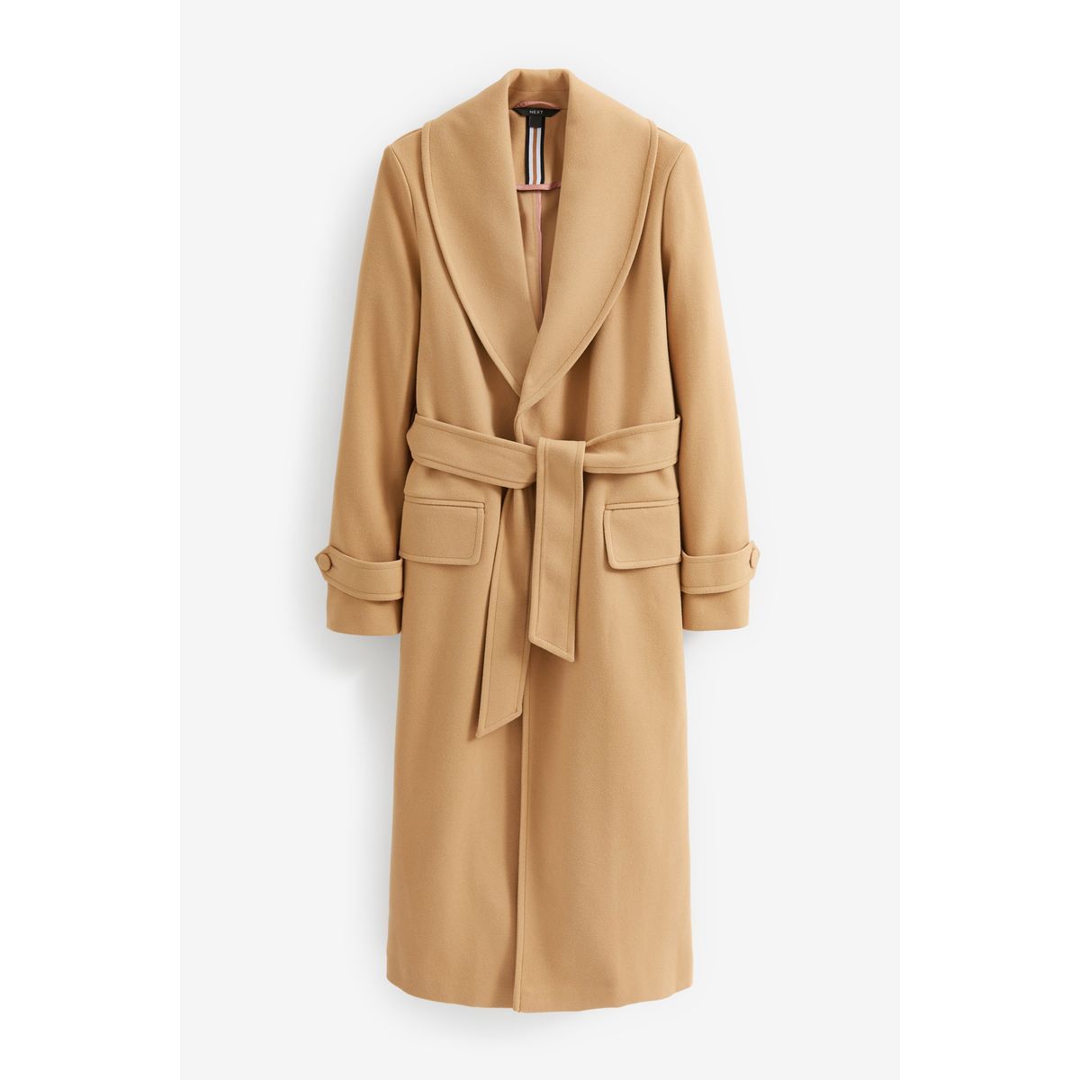 Manteau camel avec 2025 ceinture