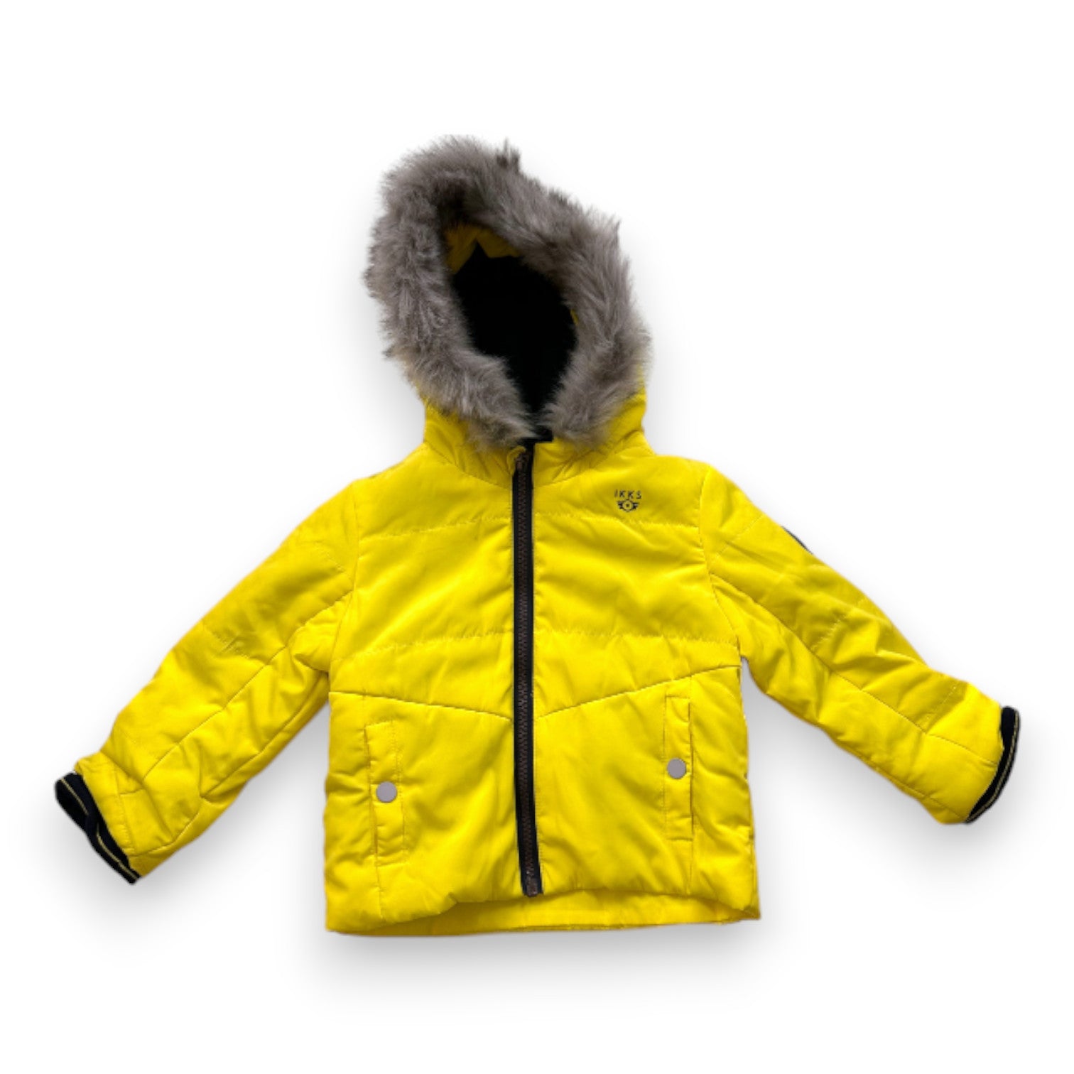 Doudoune fluo tres bon etat jaune Ikks La Redoute