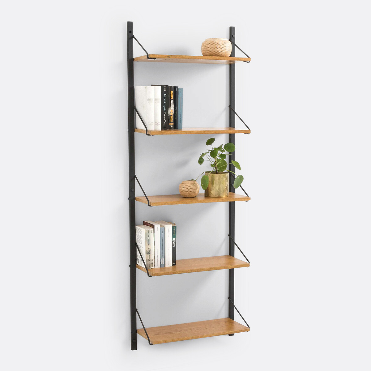 Quilda Vintage Wall-Mounted Bookcase | Stylish Storage