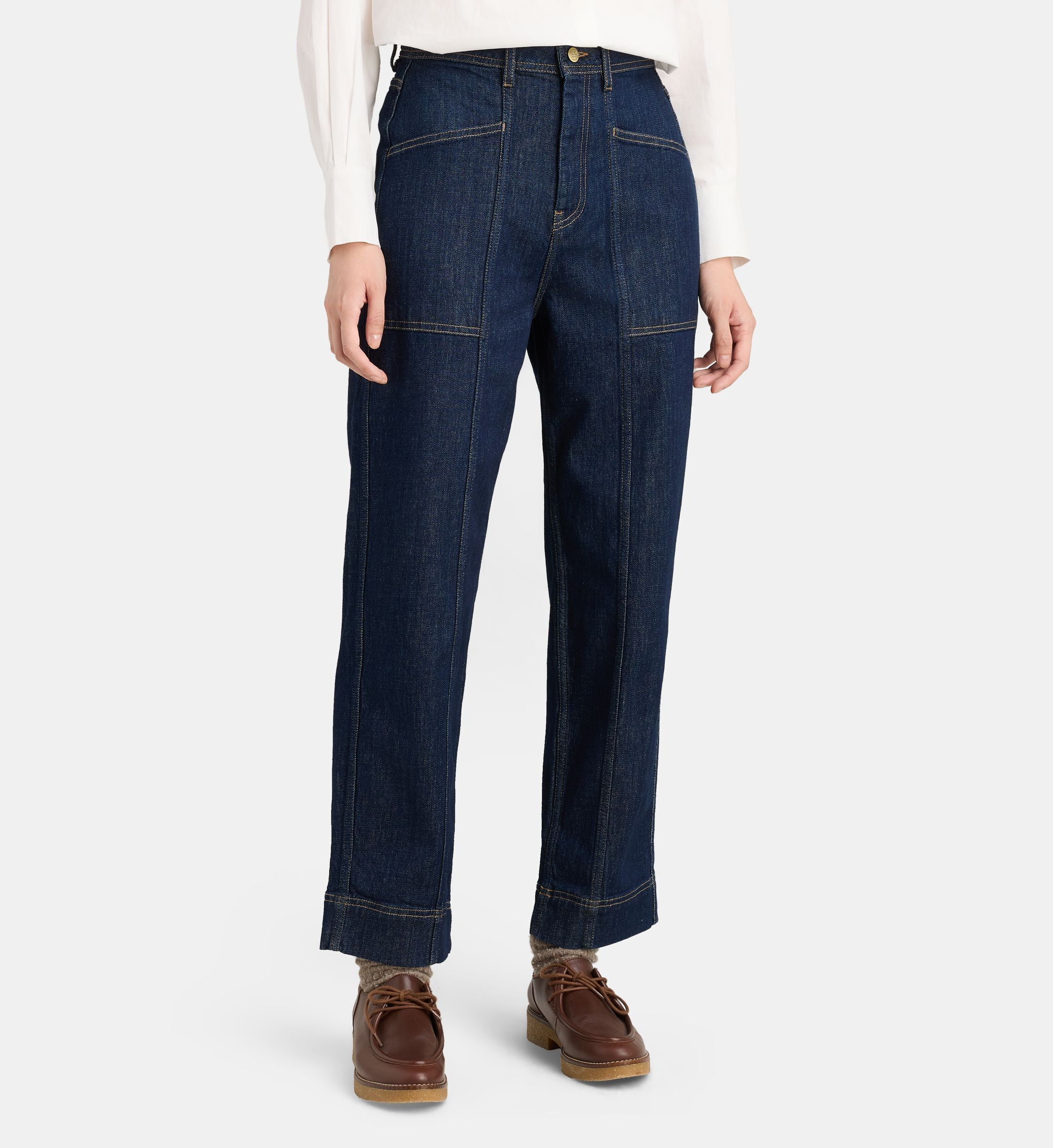 Jean klaudine d ample en denim, JODHPUR