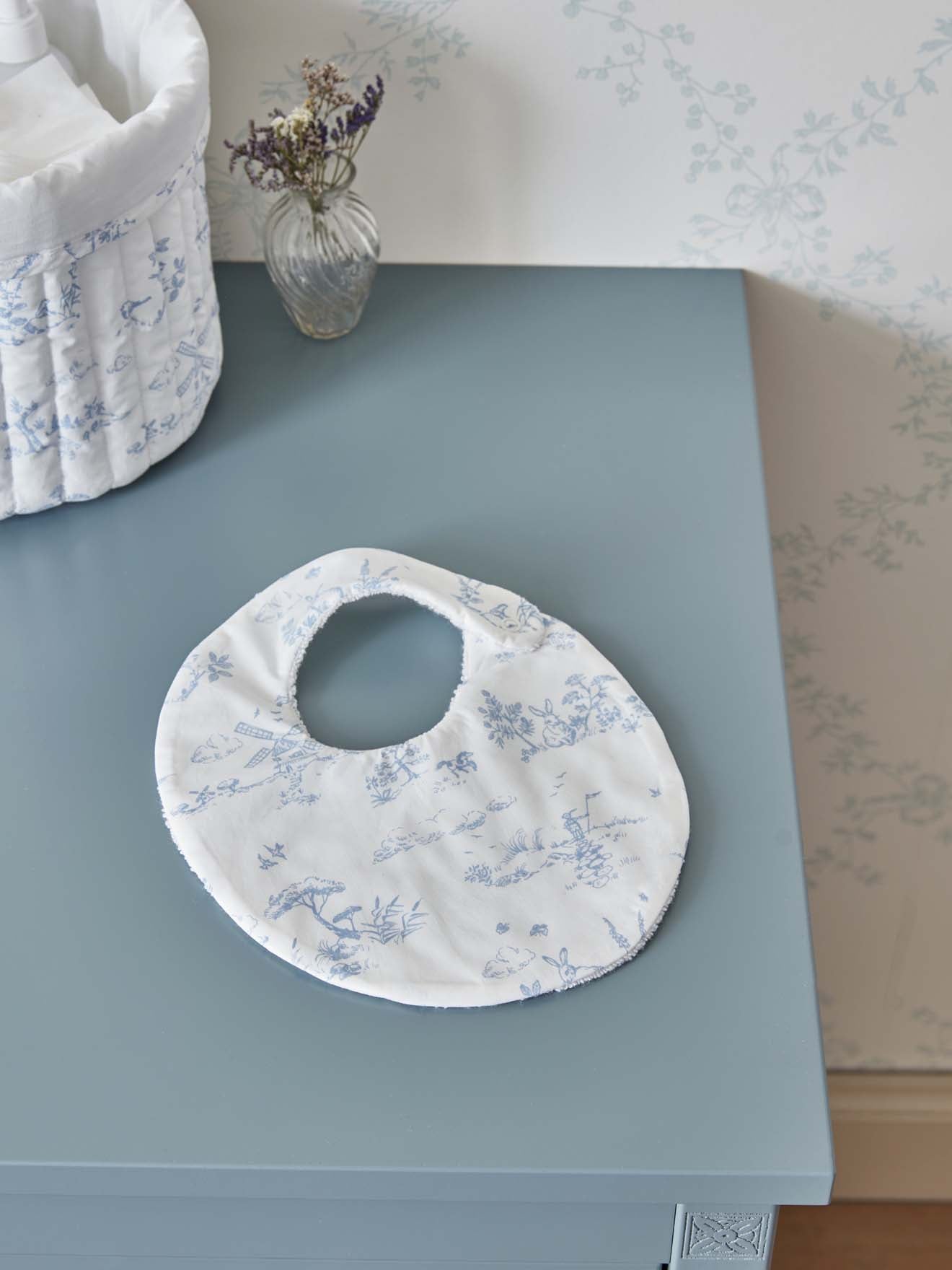 Bavoir percale de coton biologique, CYRILLUS