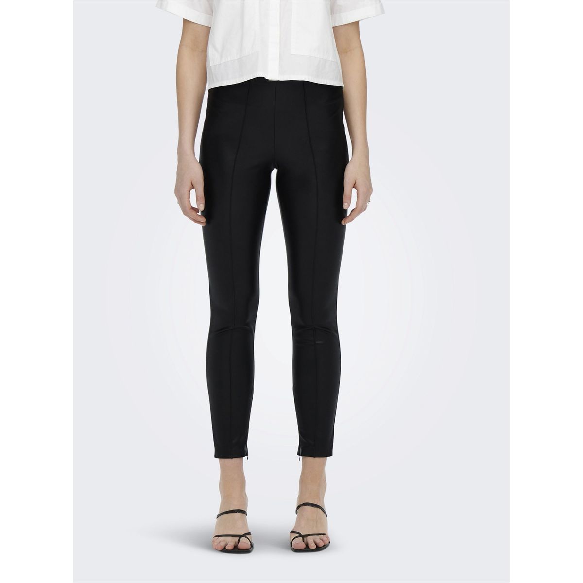 Legging cuir rouge sale