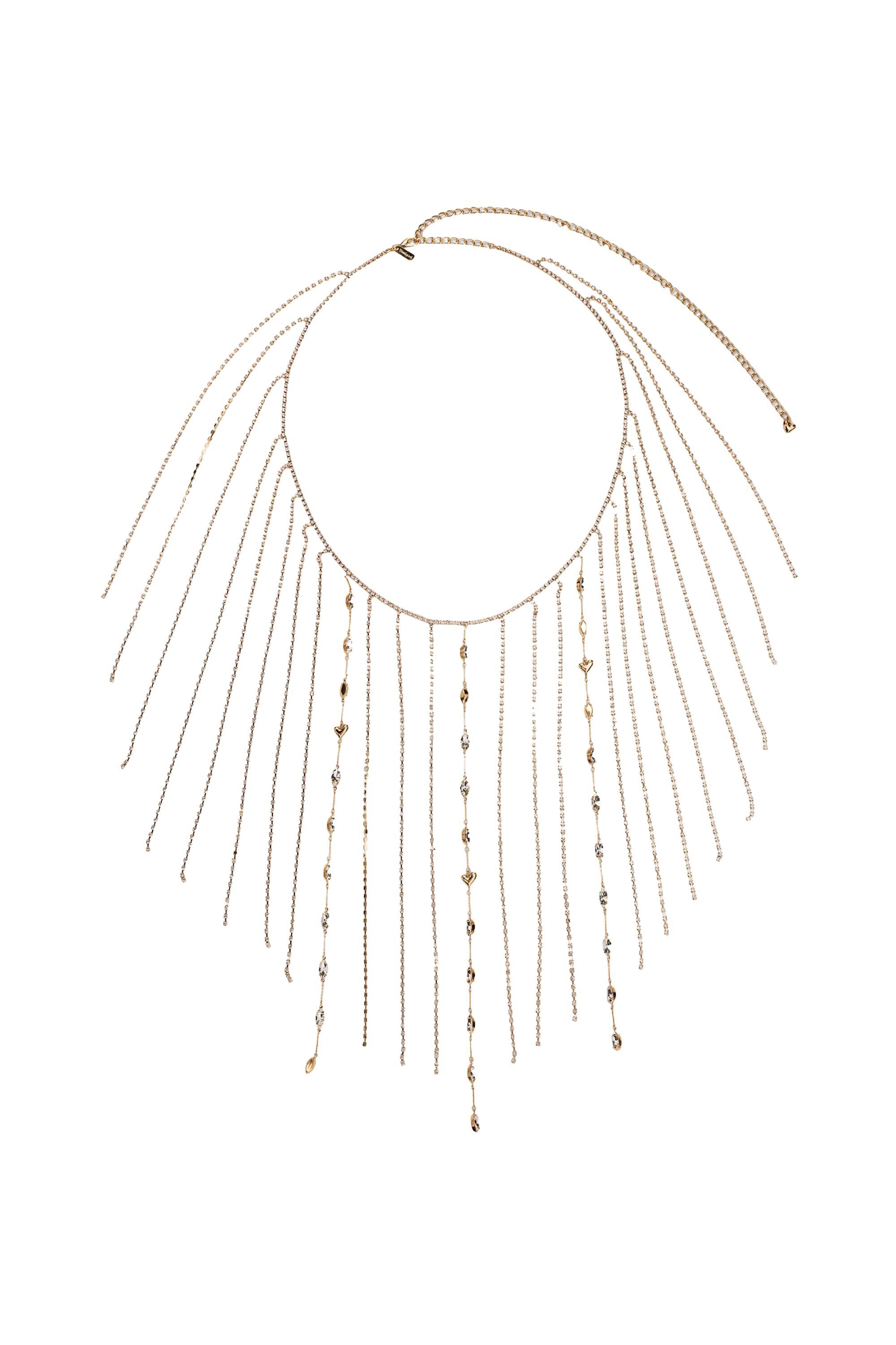 Ceinture à franges avec chaîne, DESIGUAL