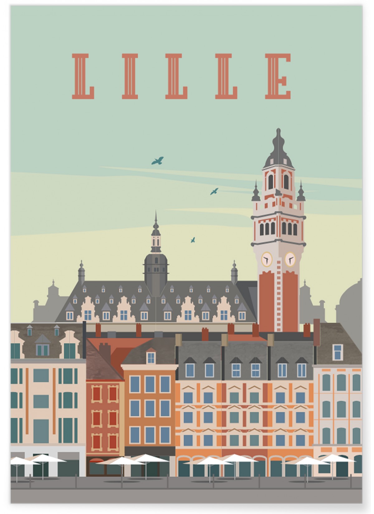 Affiche ville Lille 2, L'AFFICHERIE