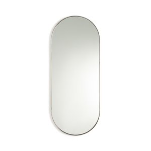 Miroir métal laiton vieilli H80 cm, Caligone