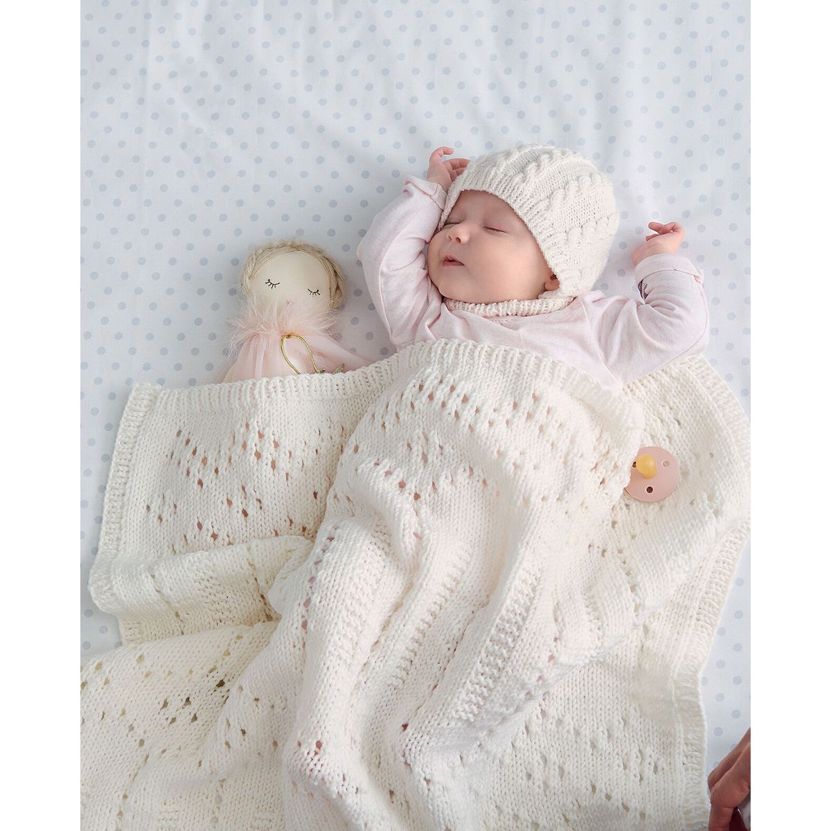 Fiche Modele Pdf Couverture Bebe Laurette Phildar La Redoute
