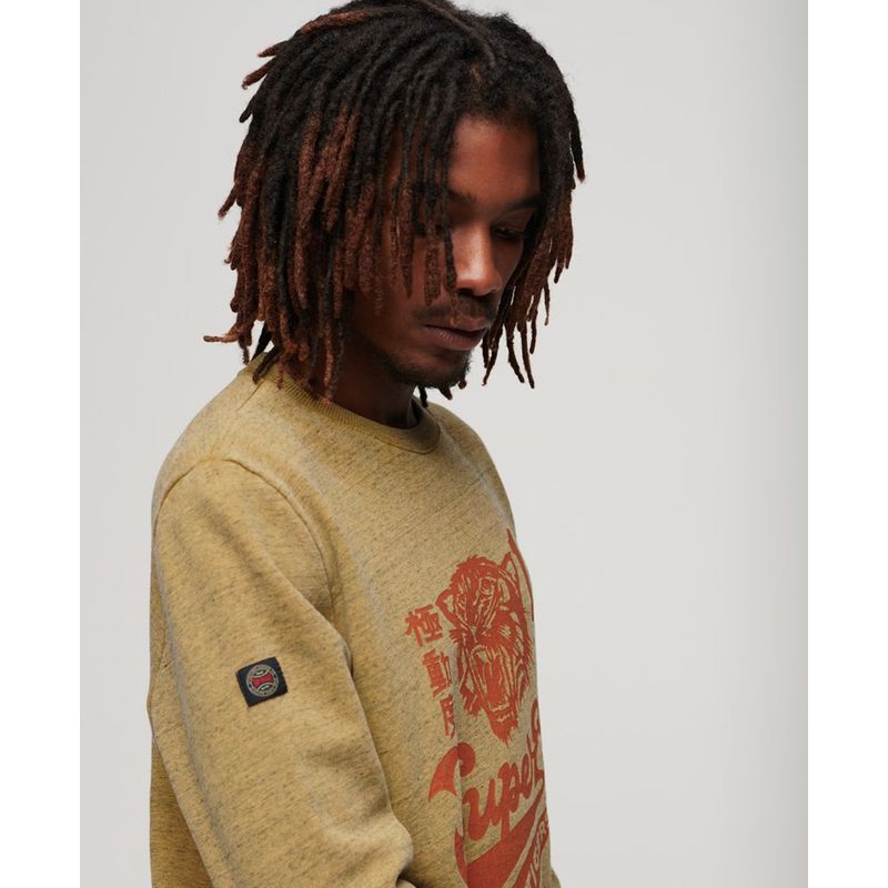 Sweat fila jaune homme La Redoute