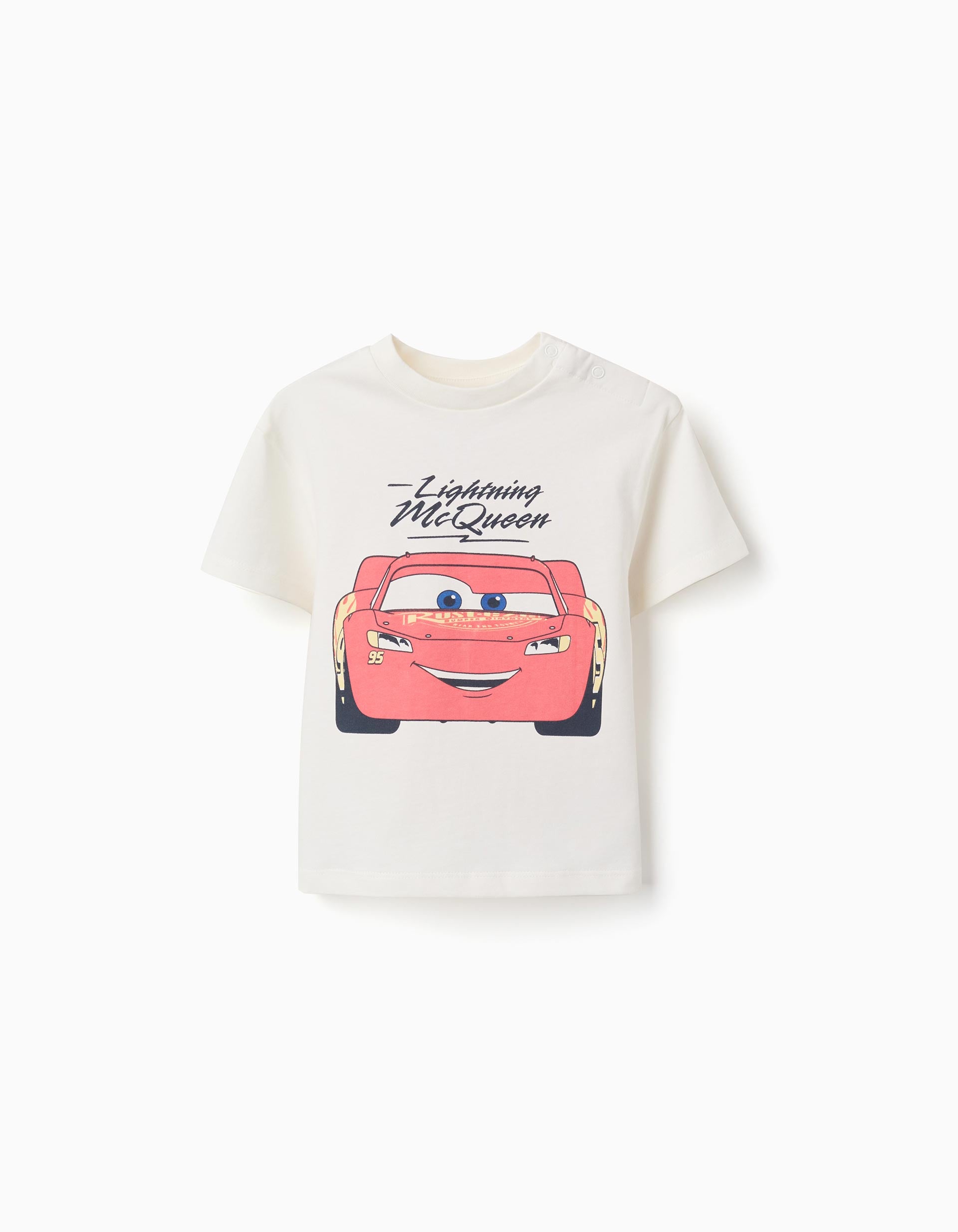 T-shirt en coton avec Flash McQueen, ZIPPY
