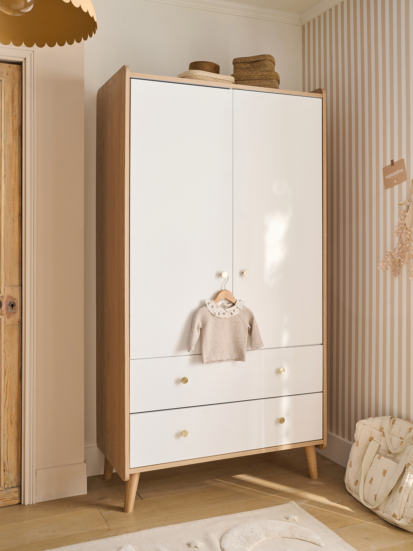 Armoire 2 portes Moonlight, VERTBAUDET