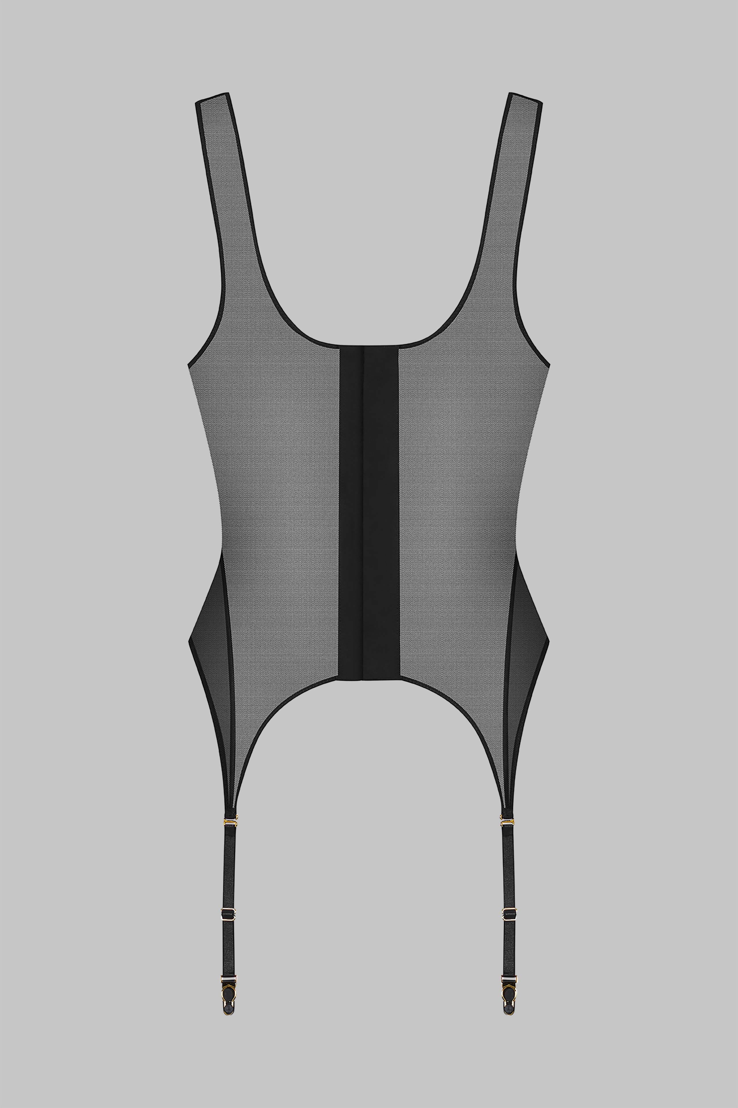 【Maison Close】新作★L'Amoureuse corset porte-jarretelles Maison Close Corset L'Amoureuse À Porte-Jarretelles - Noir
