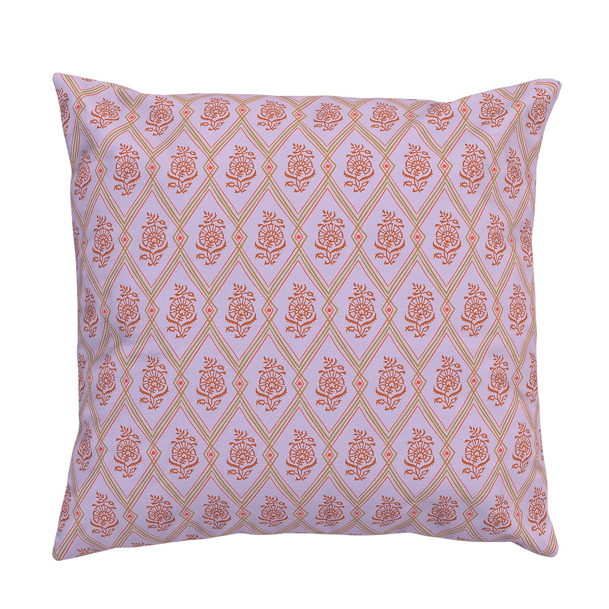 Housse de coussin velours, motif graphique, HINDI, VENT DE BOHÈME