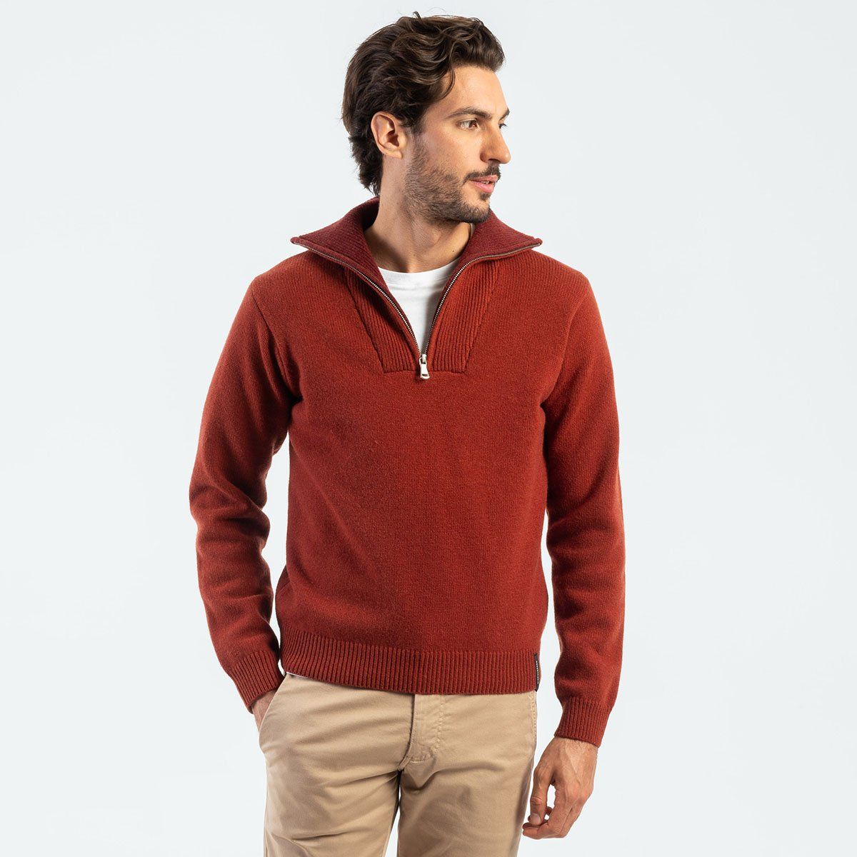 Pull col outlet large homme