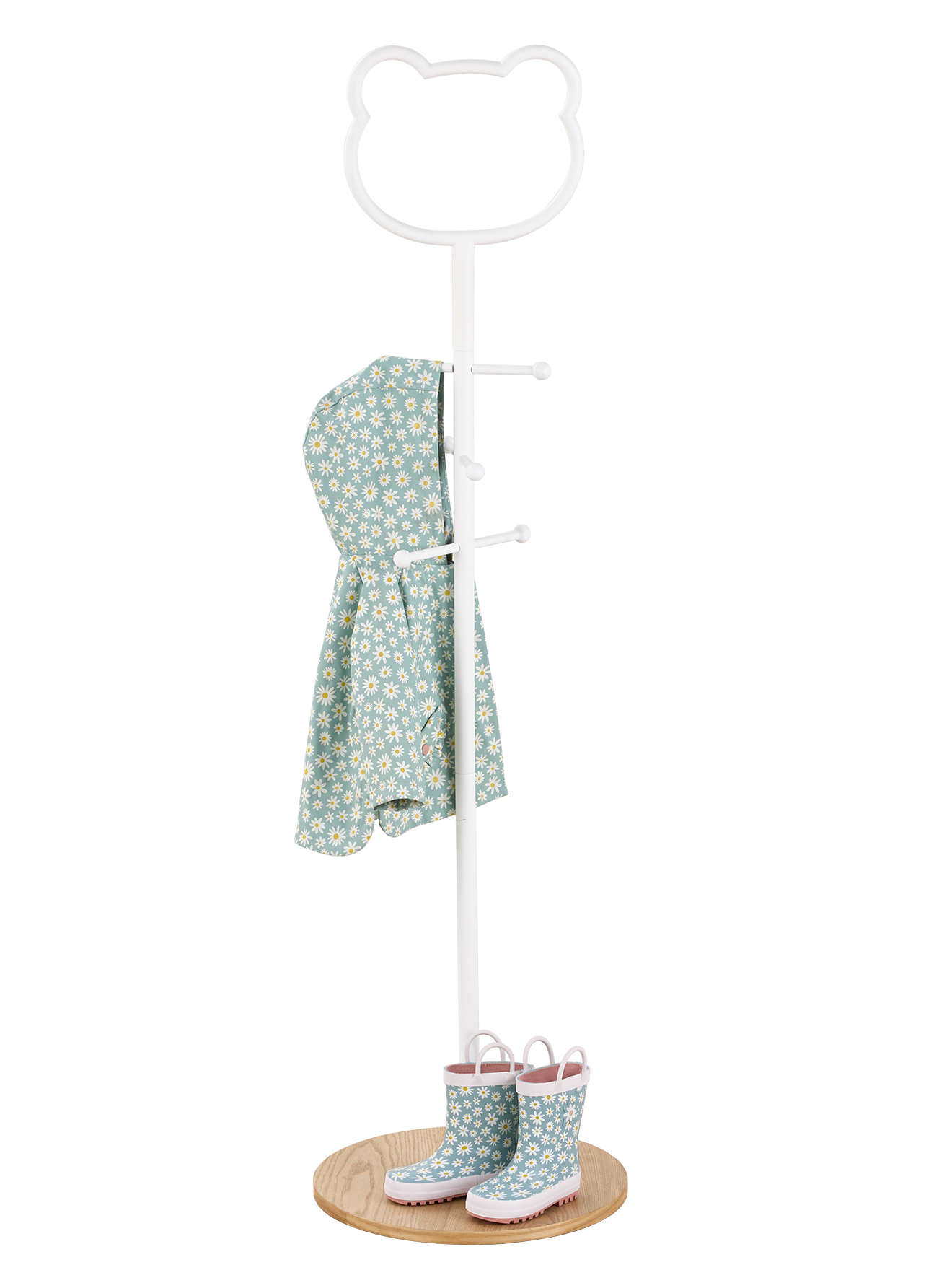 Porte-manteau métal Ourson, VERTBAUDET