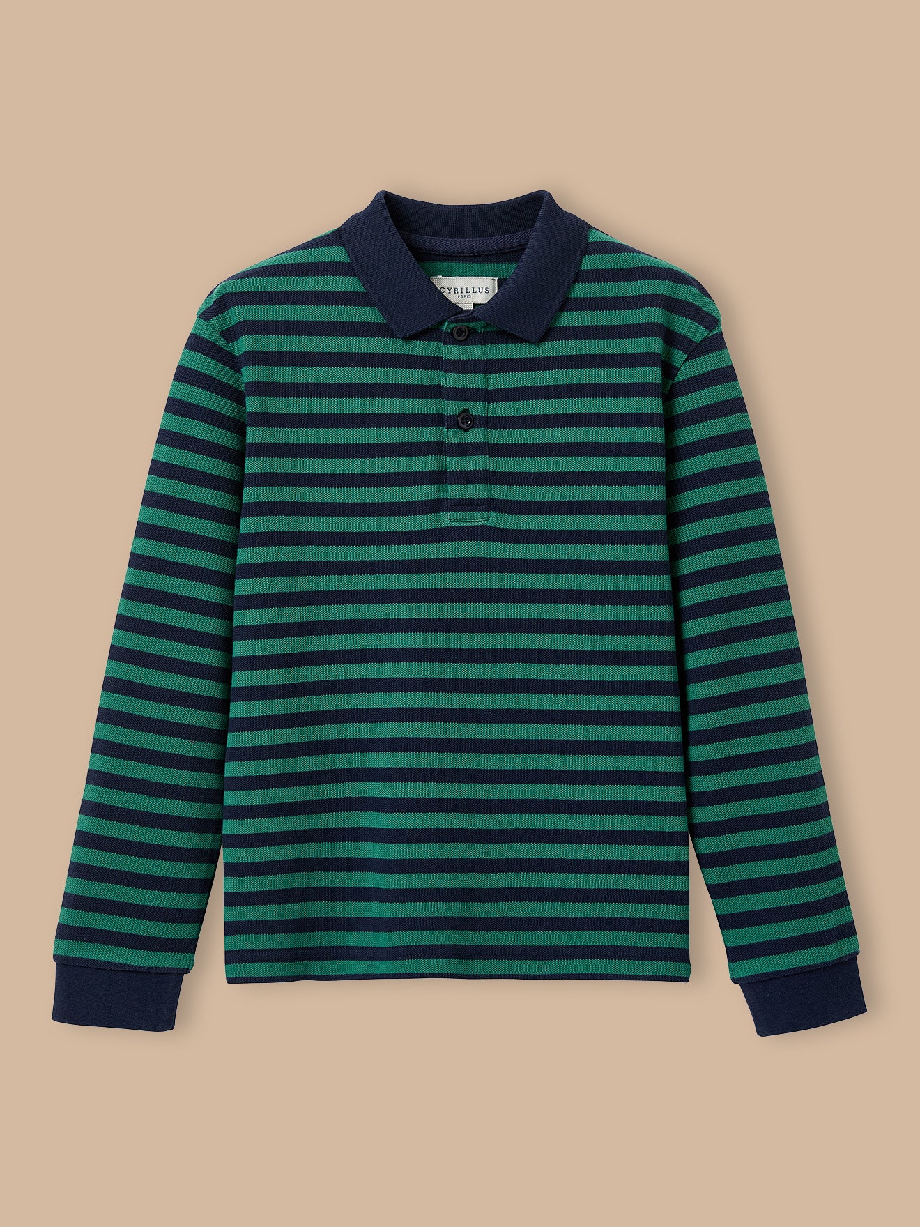 Polo rayé maille piquée, CYRILLUS