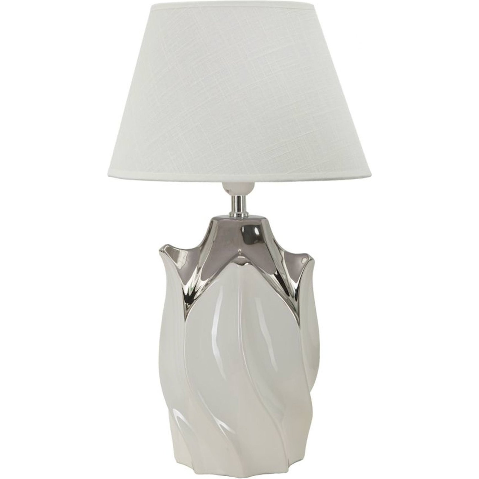 Lampe à poser céramique abat-jour tissu MODERN, RECOLLECTION