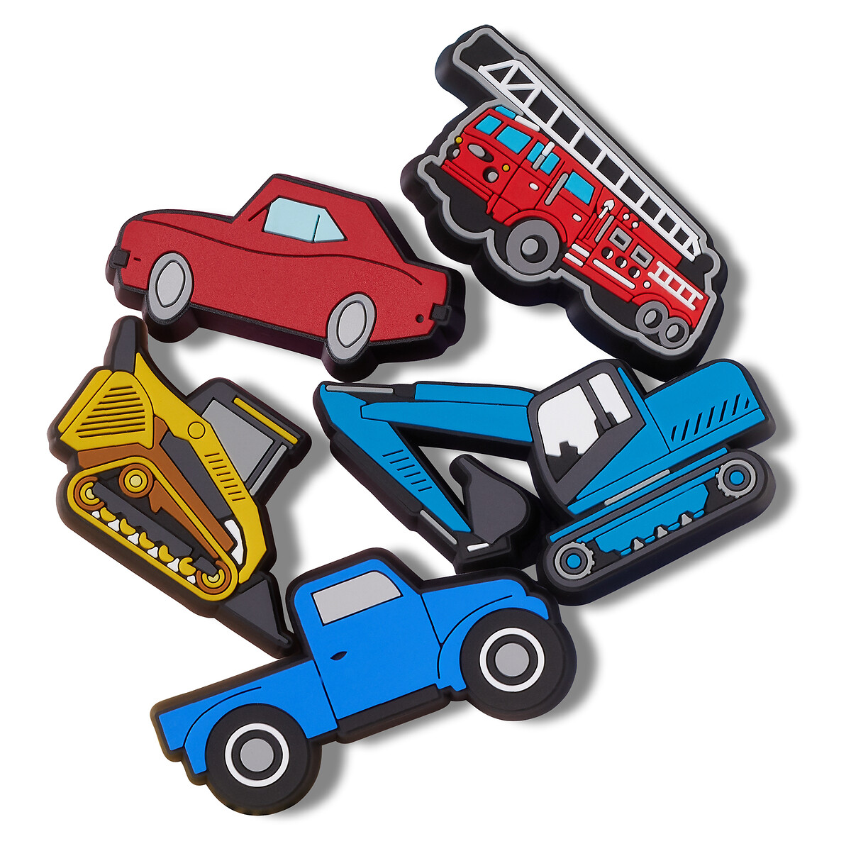 Pack of 5 lights up trucks jibbitz multi coloured Crocs La Redoute