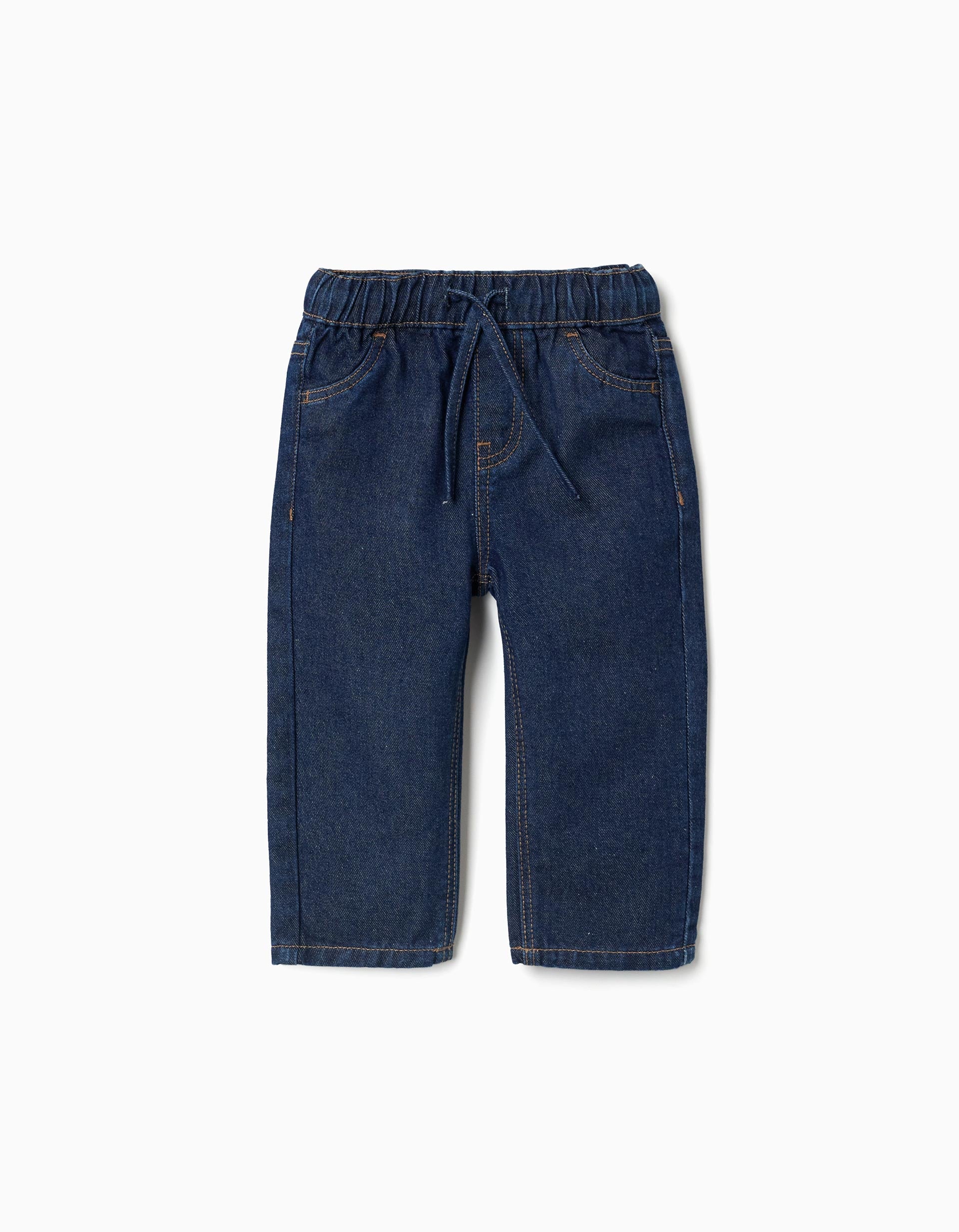 Pantalon en jean baggy avec cordon de serrage, ZIPPY