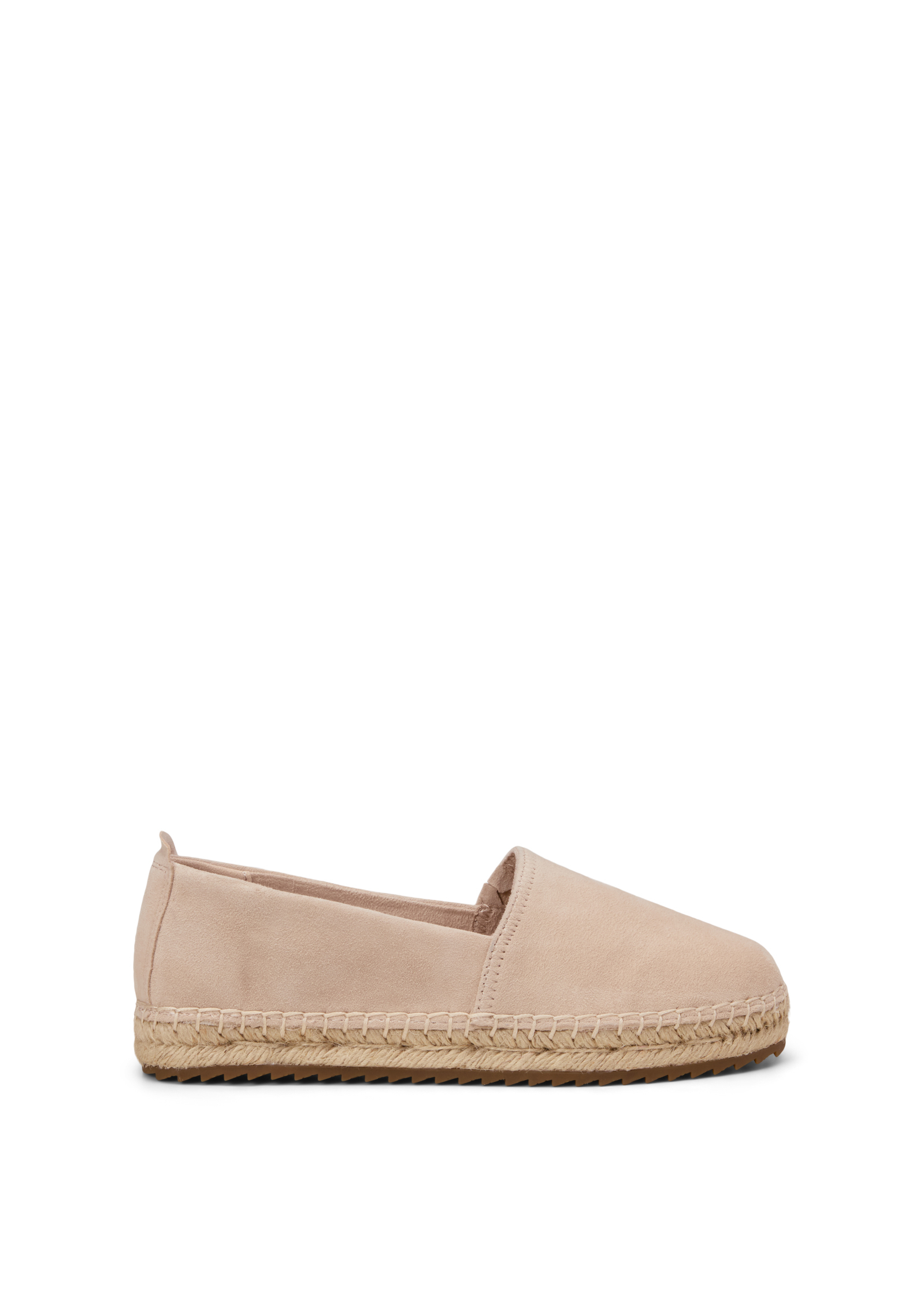 Sandale à espadrille modèle Gem en cuir de chèvre velouté, MARC O'POLO