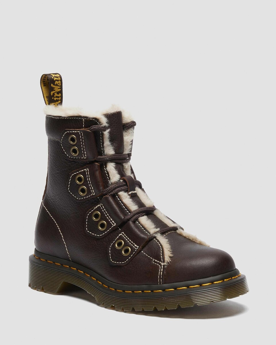 Dr. Martens Botas de piel forradas 1460 Lace to Toe — foto 3