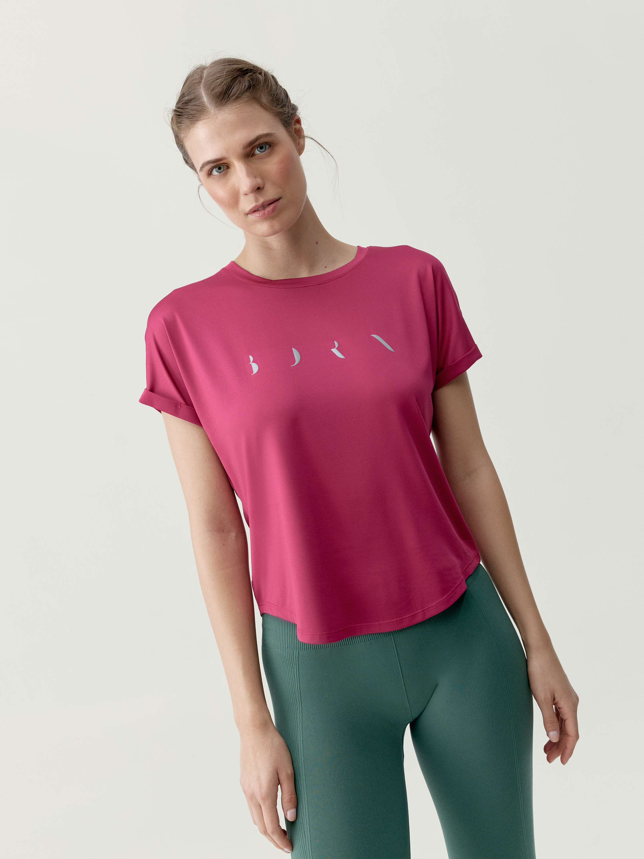 T-shirt de sport femme Azami Manches courtes, BORN