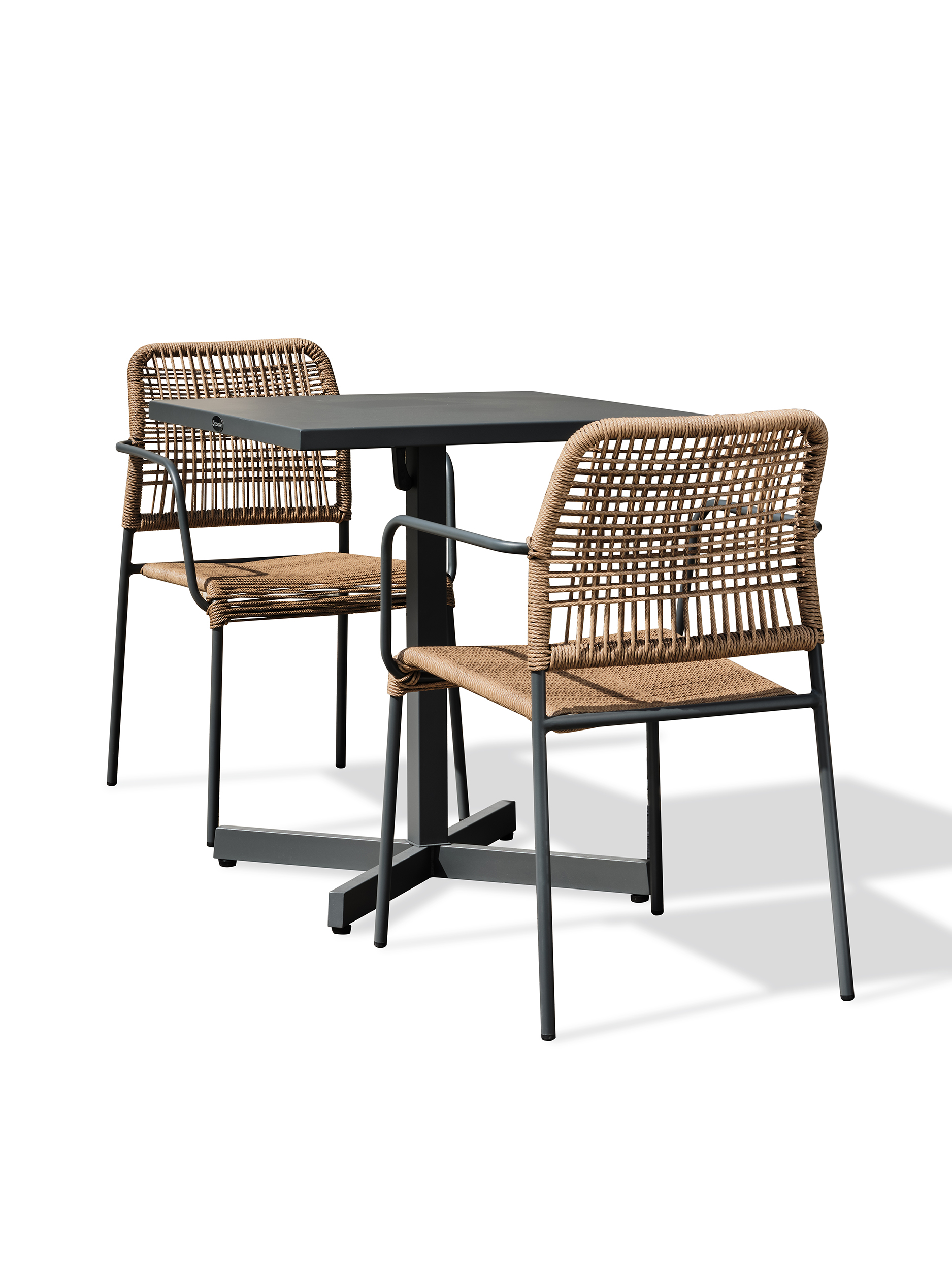 Ensemble repas de jardin en acier  LOUISE, DCB GARDEN