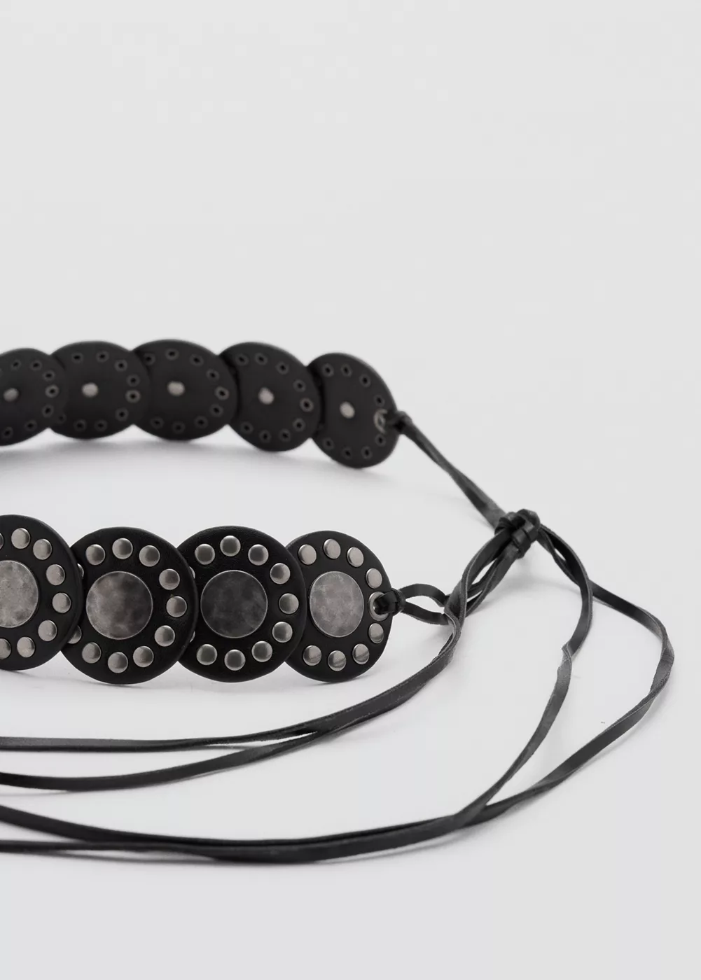 Ceinture cloutée nœud, MANGO TEEN