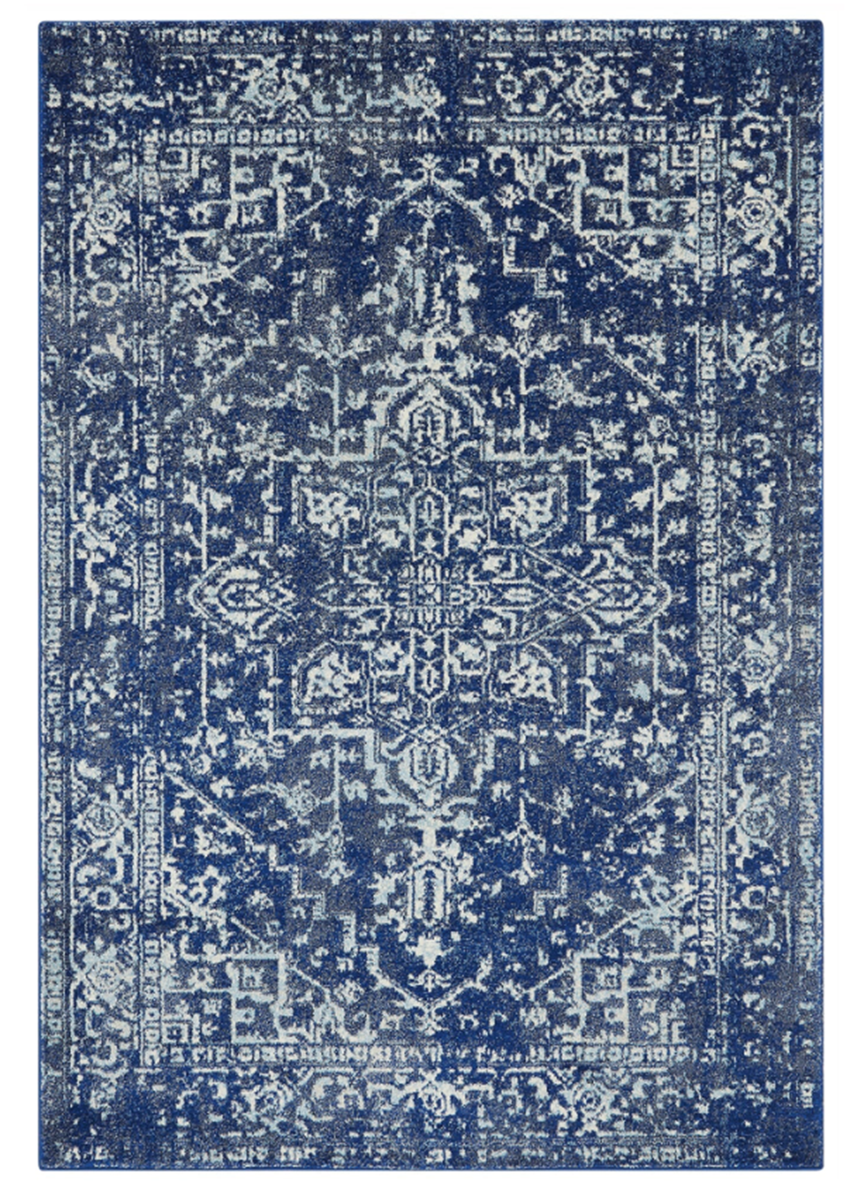 Tapis moderne tissé plat à motifs mosaique AVON, NOVATREND