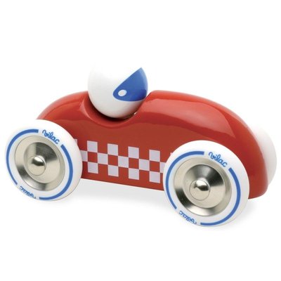 Voiture Rallye Checkers GM rouge VILAC