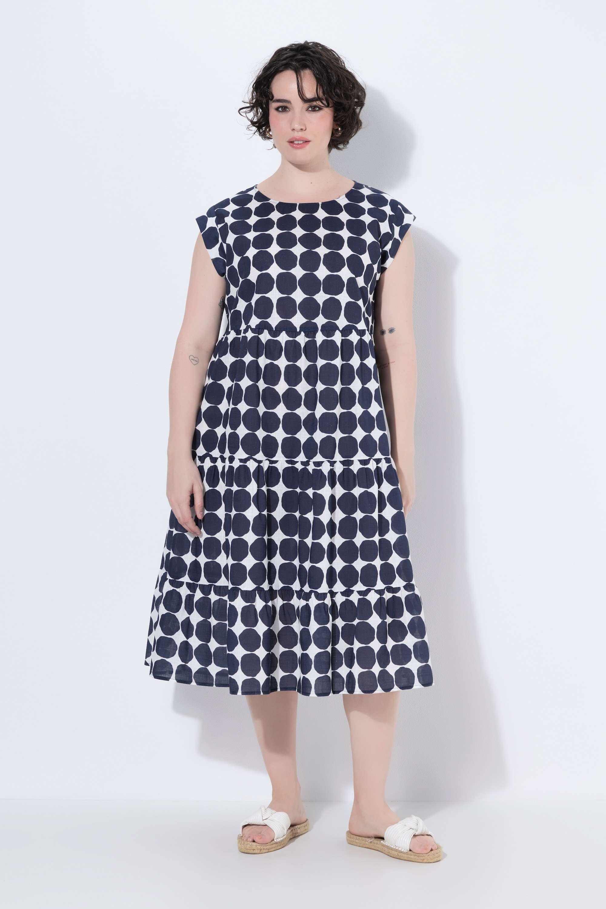 Robe midi à pois, ULLA POPKEN