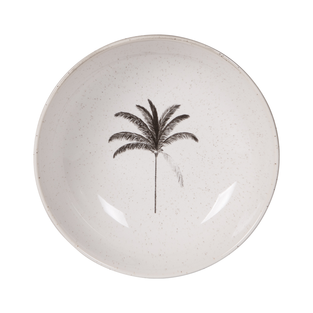 Assiette creuse Palm 21 cm (lot de 6), TABLE PASSION