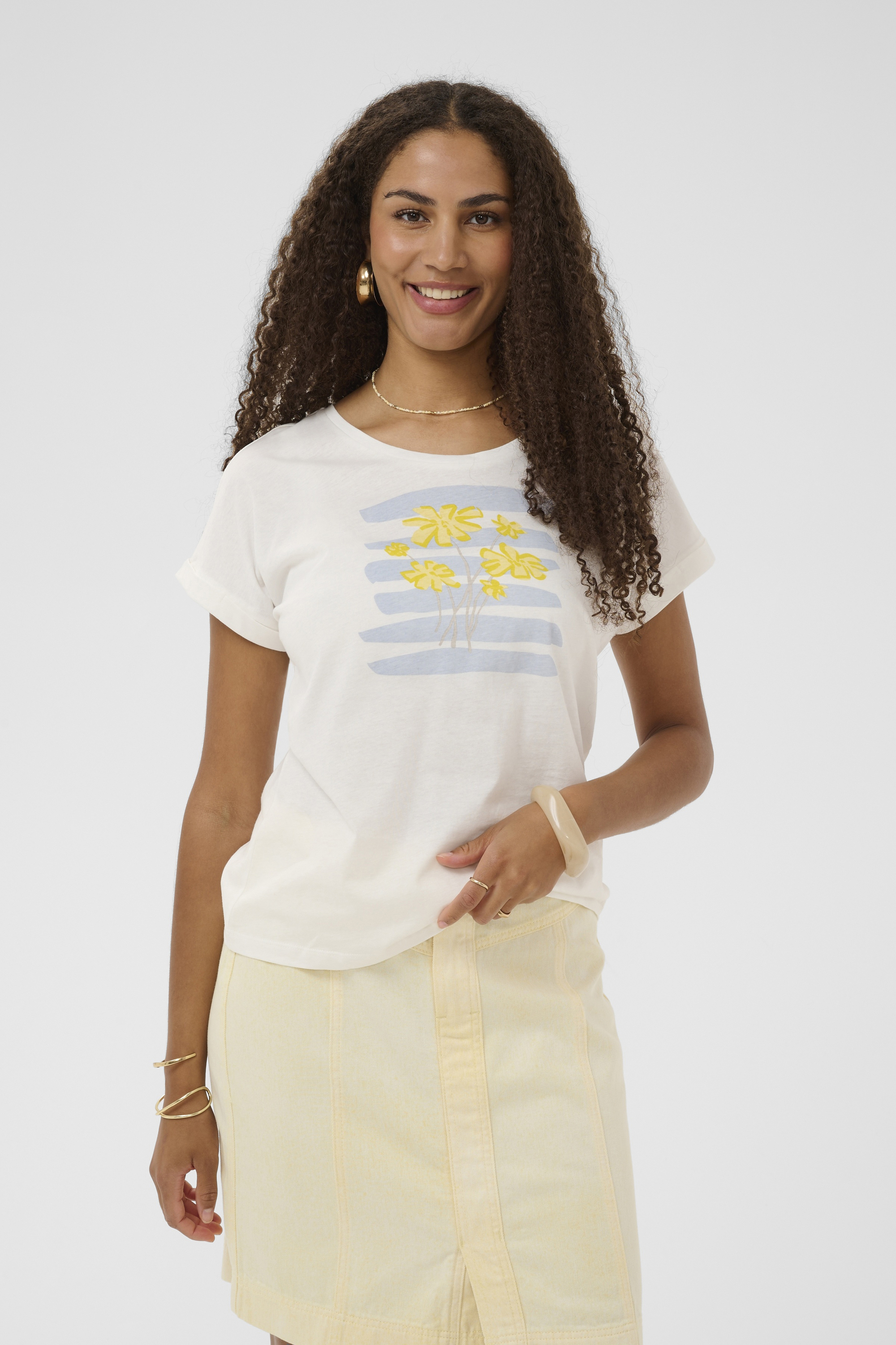 T-shirt à manches courtes, CREAM