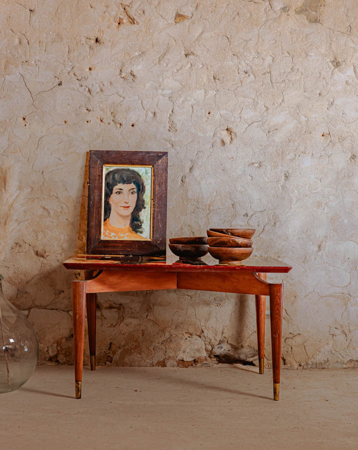 Table basse en bois Donna N°892 - Bon état, DEBONGOUT