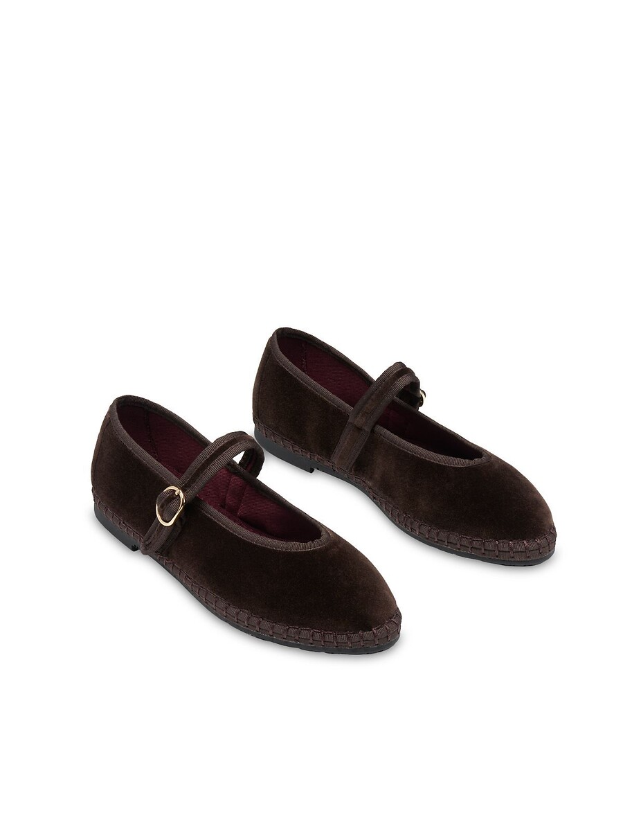 Ballerines en velours, PIERRE, FLABELUS