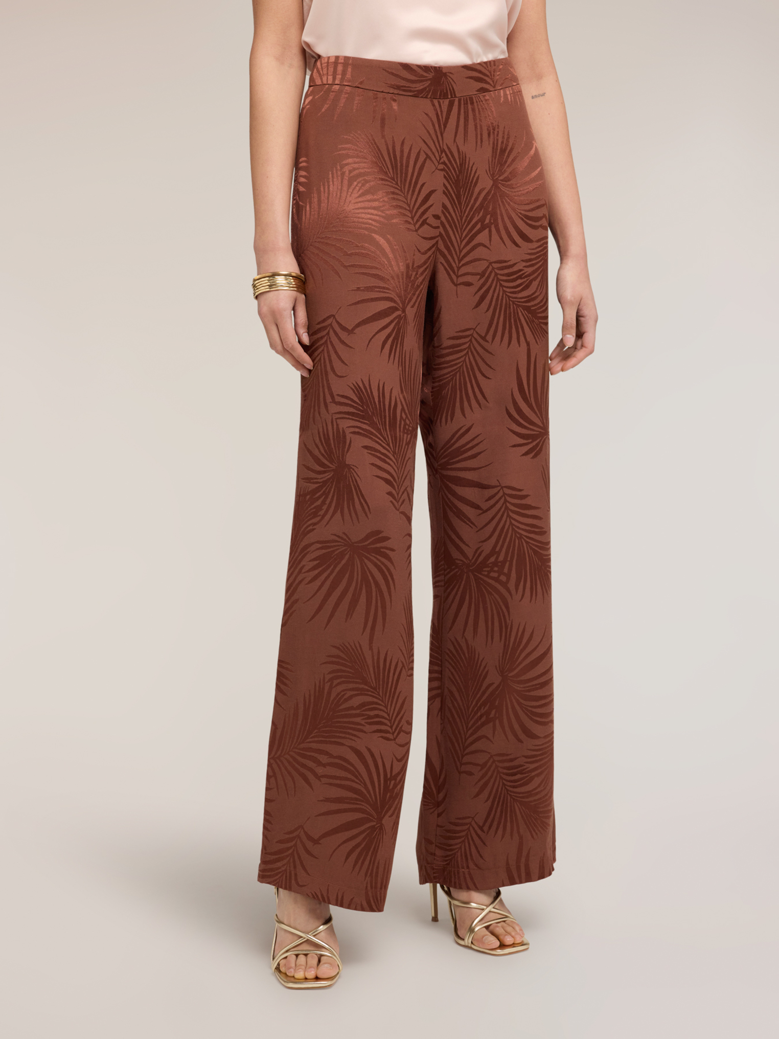 Pantalon palazzo jacquard, MOTIVI