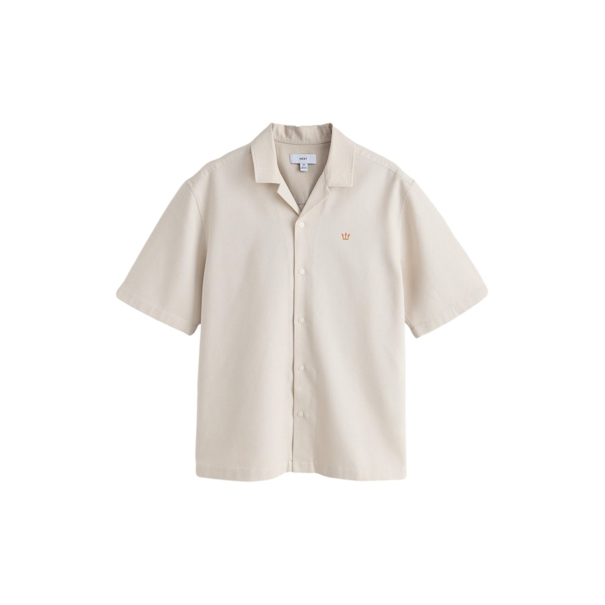 Chemise texturée à manches courtes, NEXT