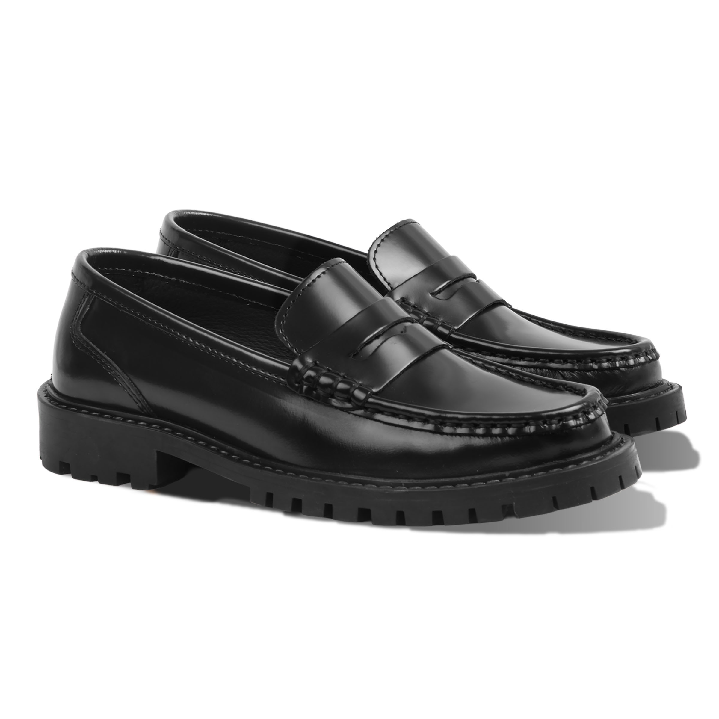 Mocassins Iris cuir vernis, JULES & JENN
