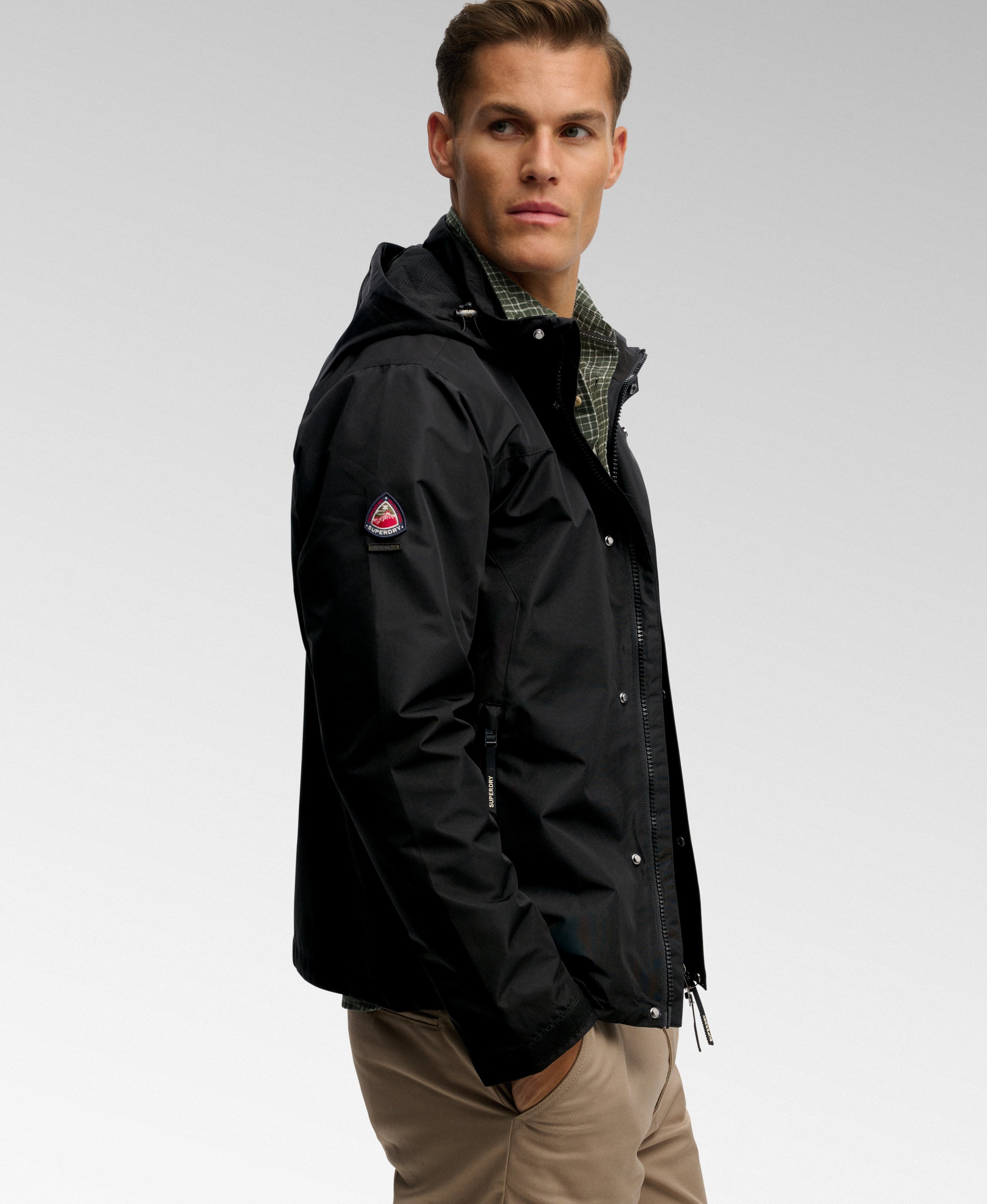 Veste Shell à Capuche, SUPERDRY