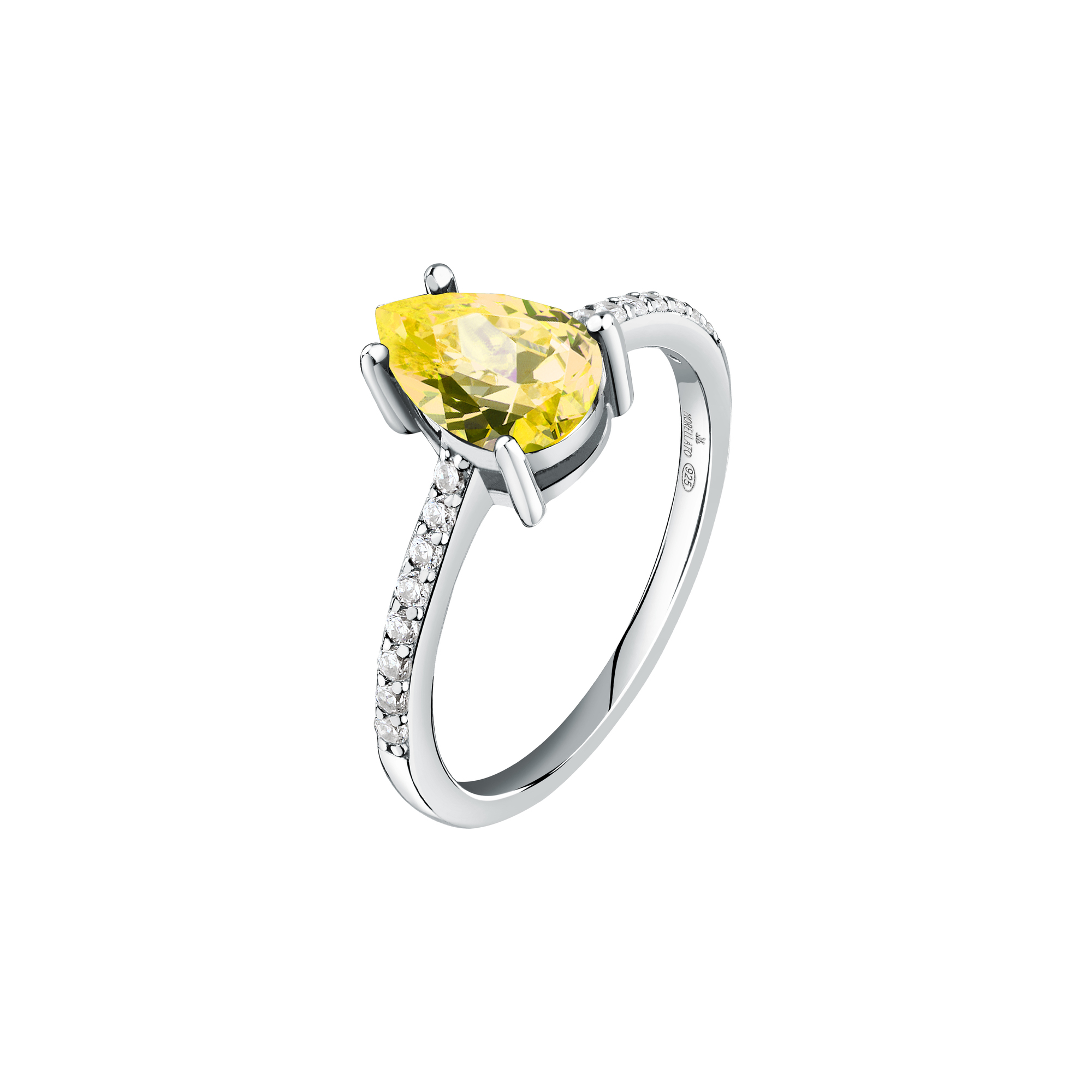 Bague en acier, cristaux, TESORI, MORELLATO
