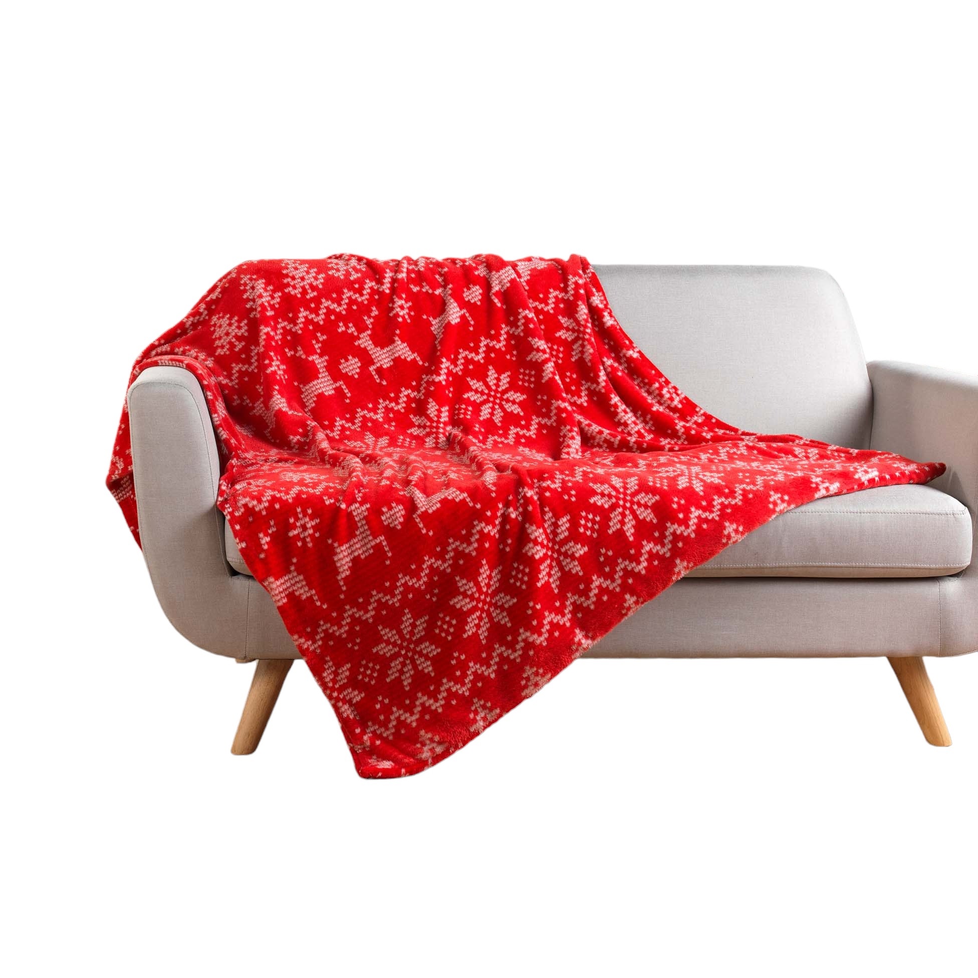 Plaid flanelle + poche pour pieds Holly, EDEN