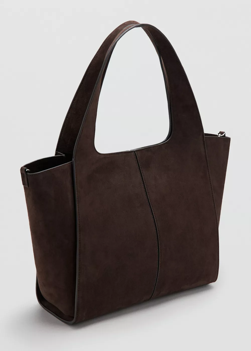 Sac shopper cuir, MANGO