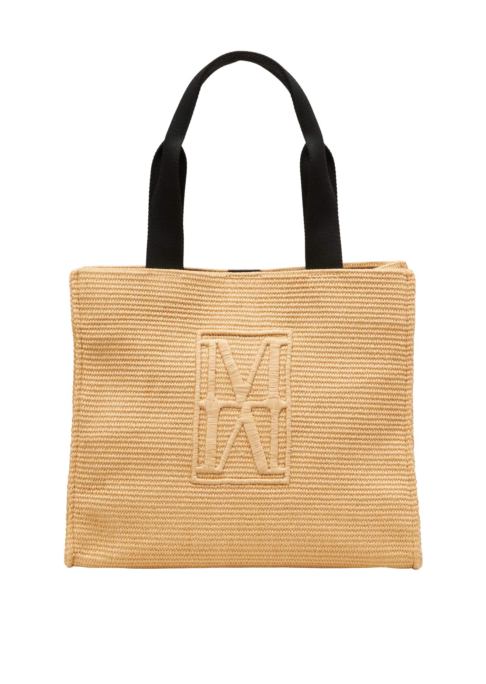 Shopper large en aspect raphia-basting, MARC O'POLO