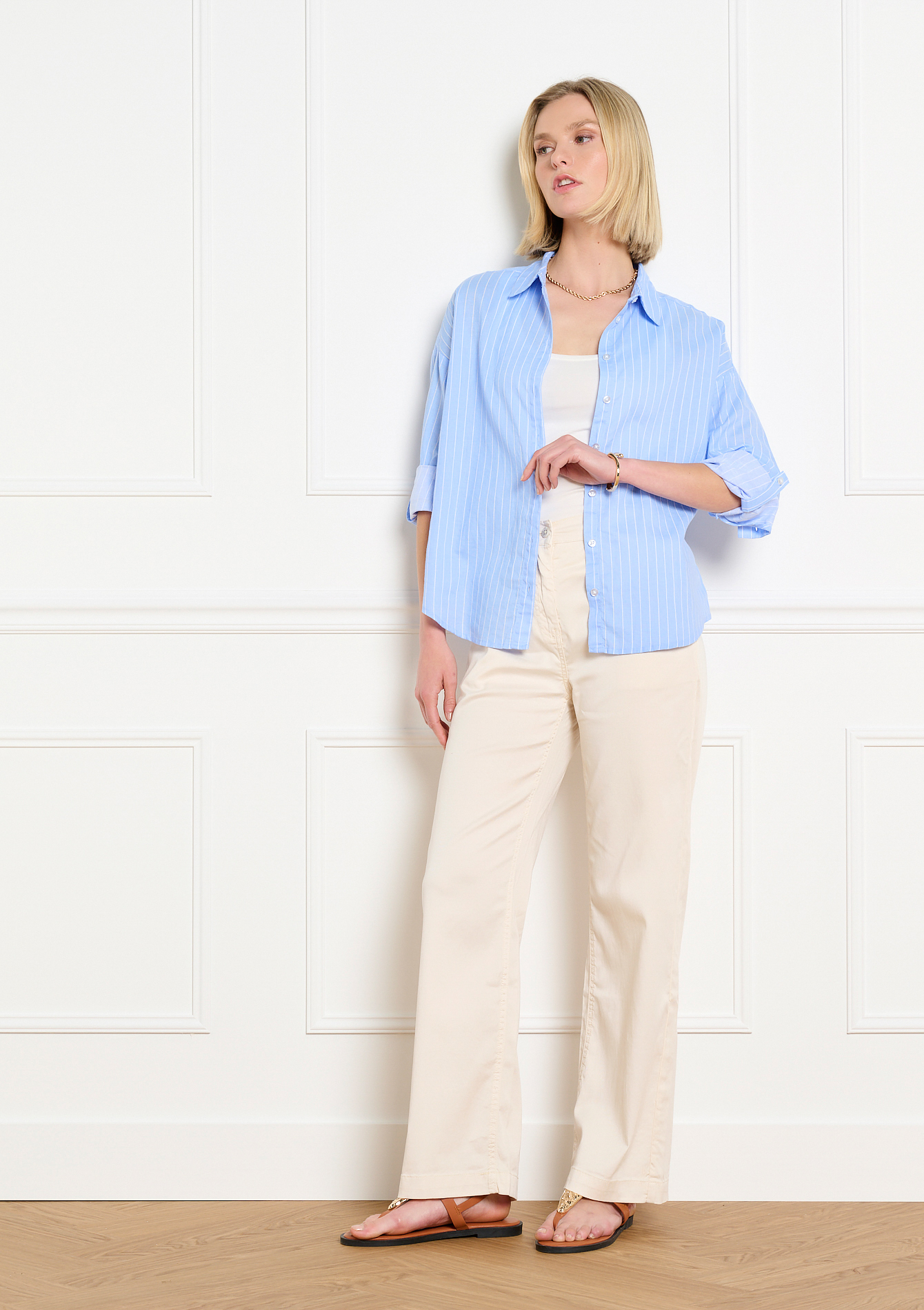 Pantalon taille haute, LOLALIZA