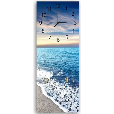 Horloges Murales avec patères bord de la mer RECOLLECTION